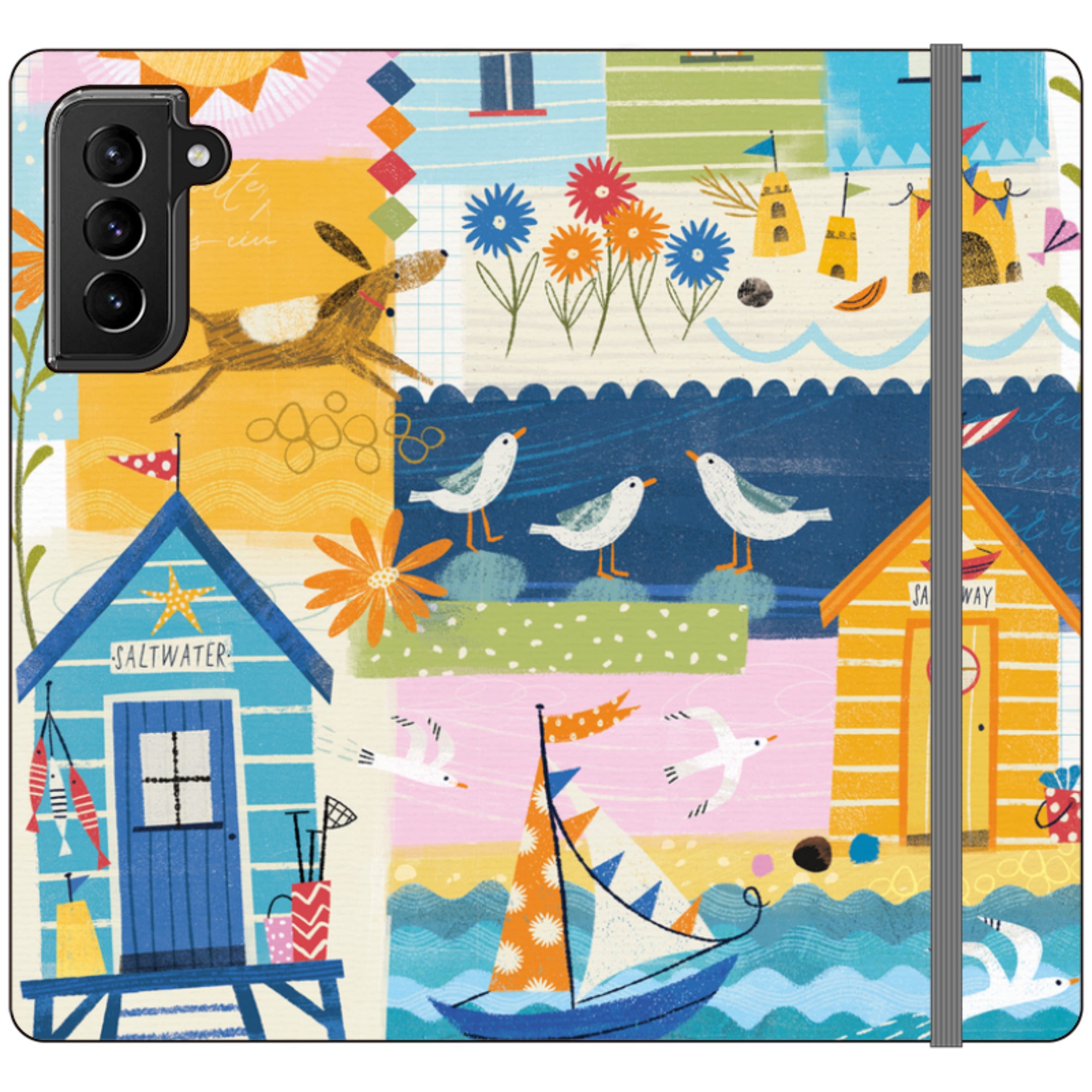 Sunny Days Wallet Case By Ali Brookes