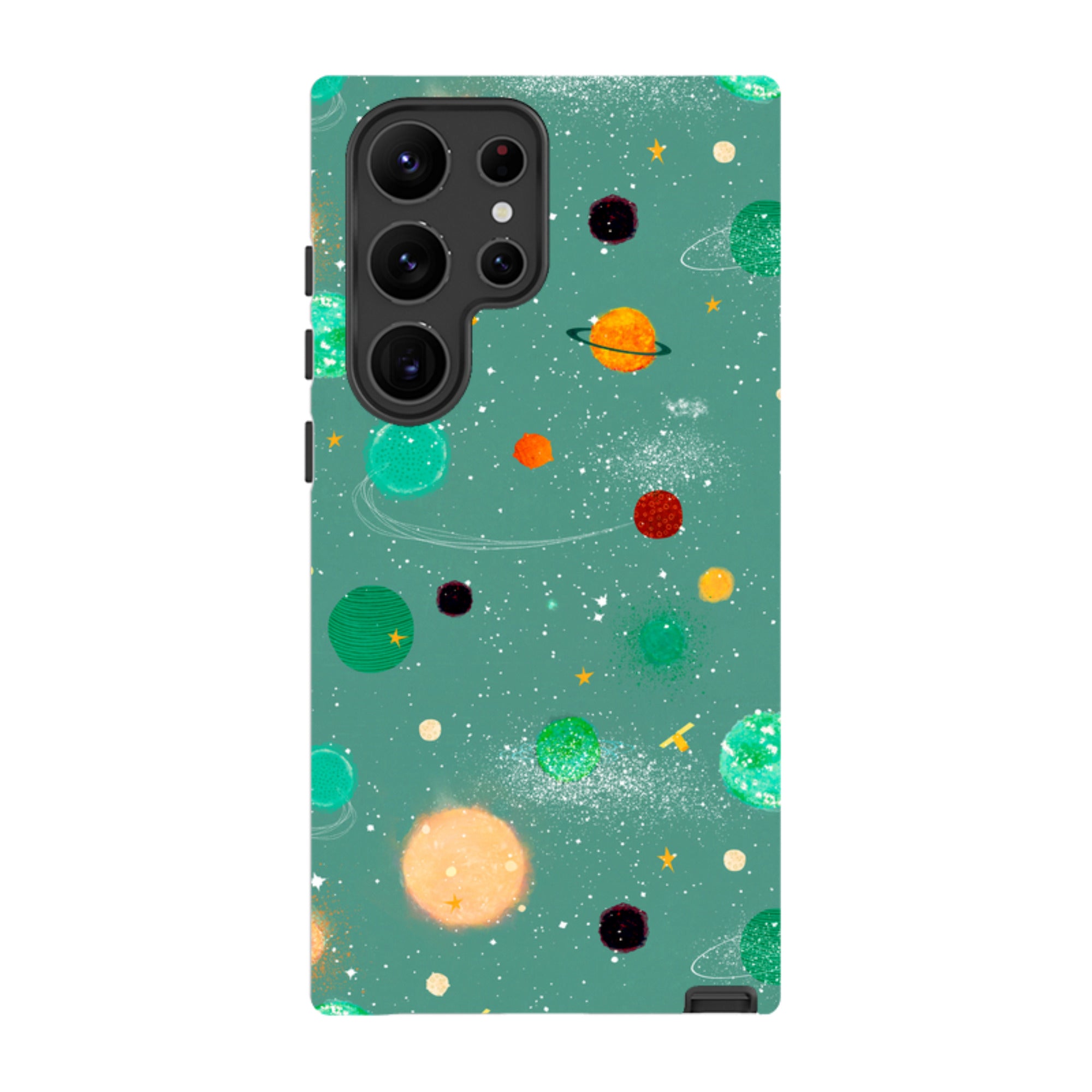 Samsung Tough Case - Far Far Away Green By Katherine Quinn