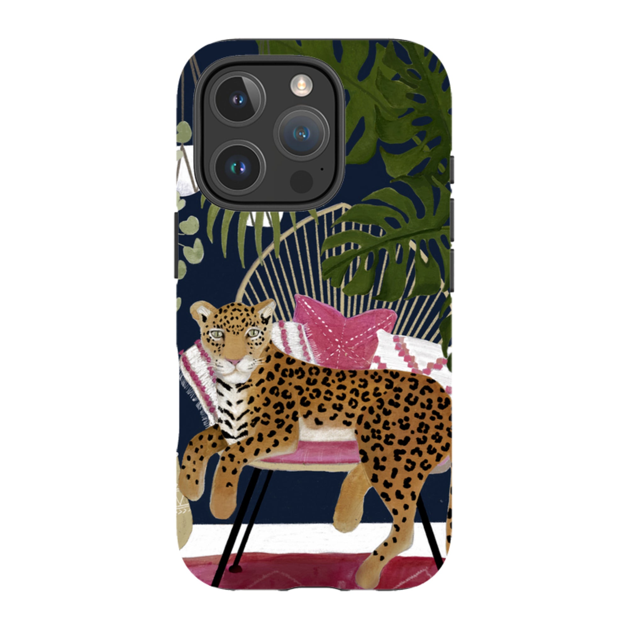 iPhone Tough Case - Boho Leopard By Bex Parkin