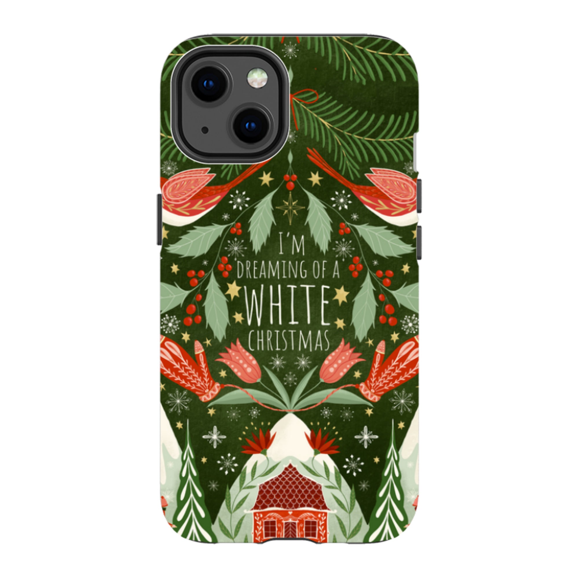 iPhone Tough Case - I'm Dreaming Of a White Christmas By Maja Lindberg