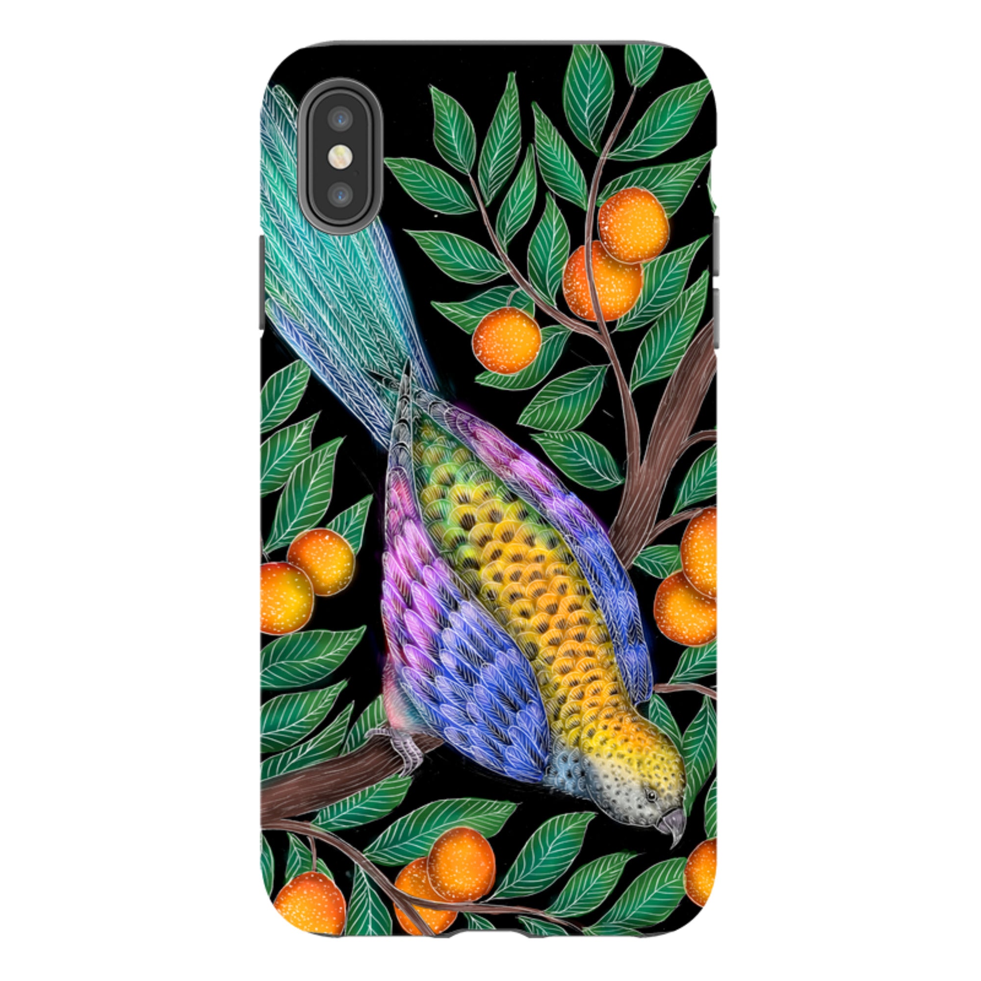 iPhone Tough Case - Parrot By Catherine Rowe