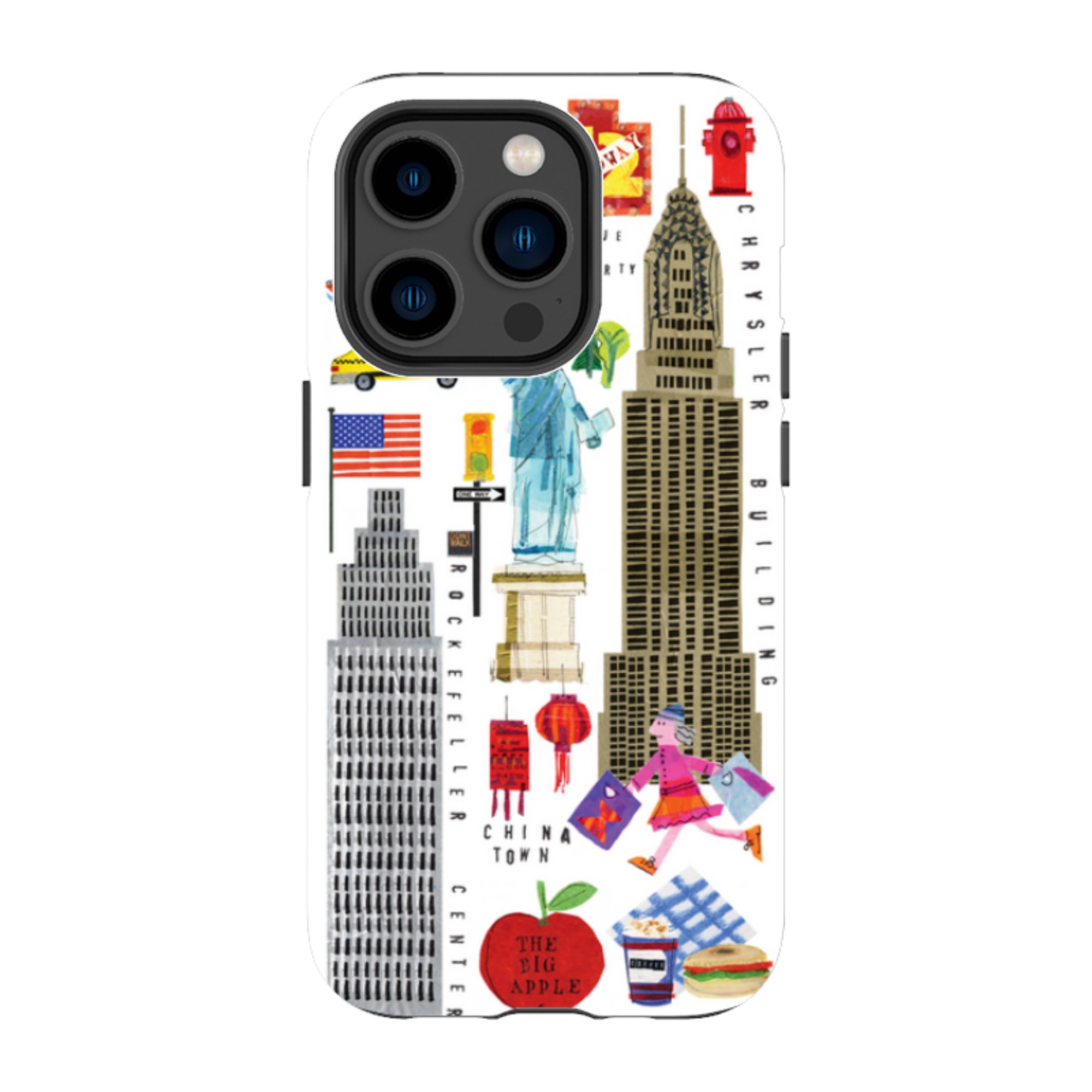 iPhone Tough Case - New York Icons By Tracey English