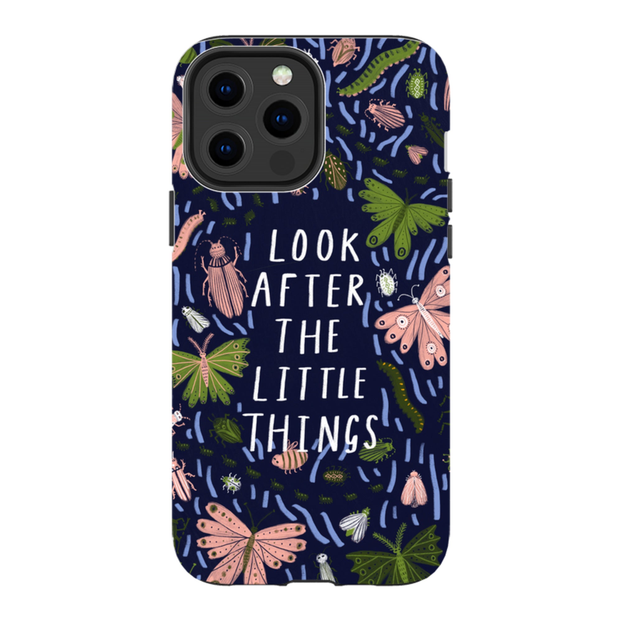 iPhone Tough Case - Little Things Blue By Lee Foster Wilson