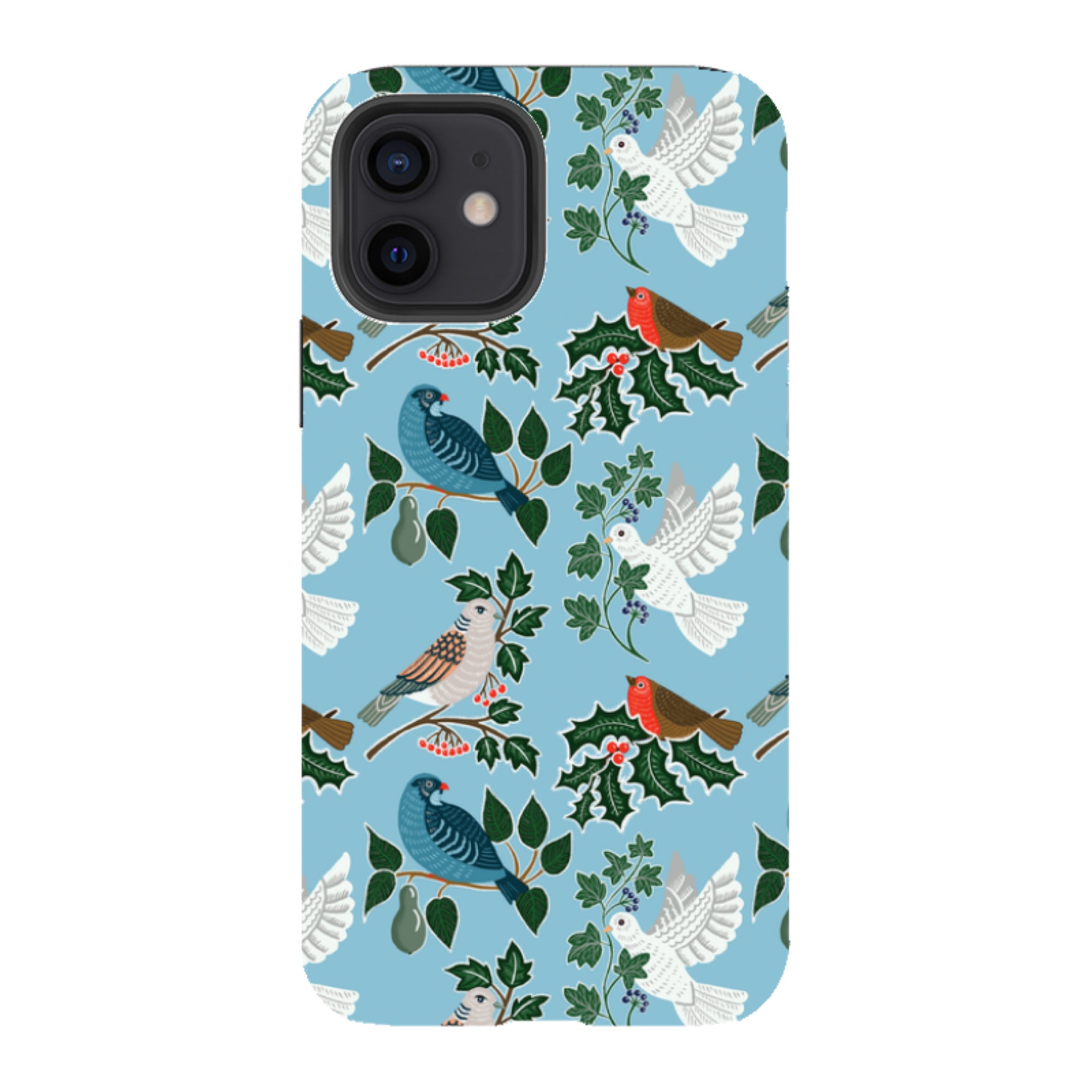 iPhone Tough Case - Winter Birds-2 By kate Heiss
