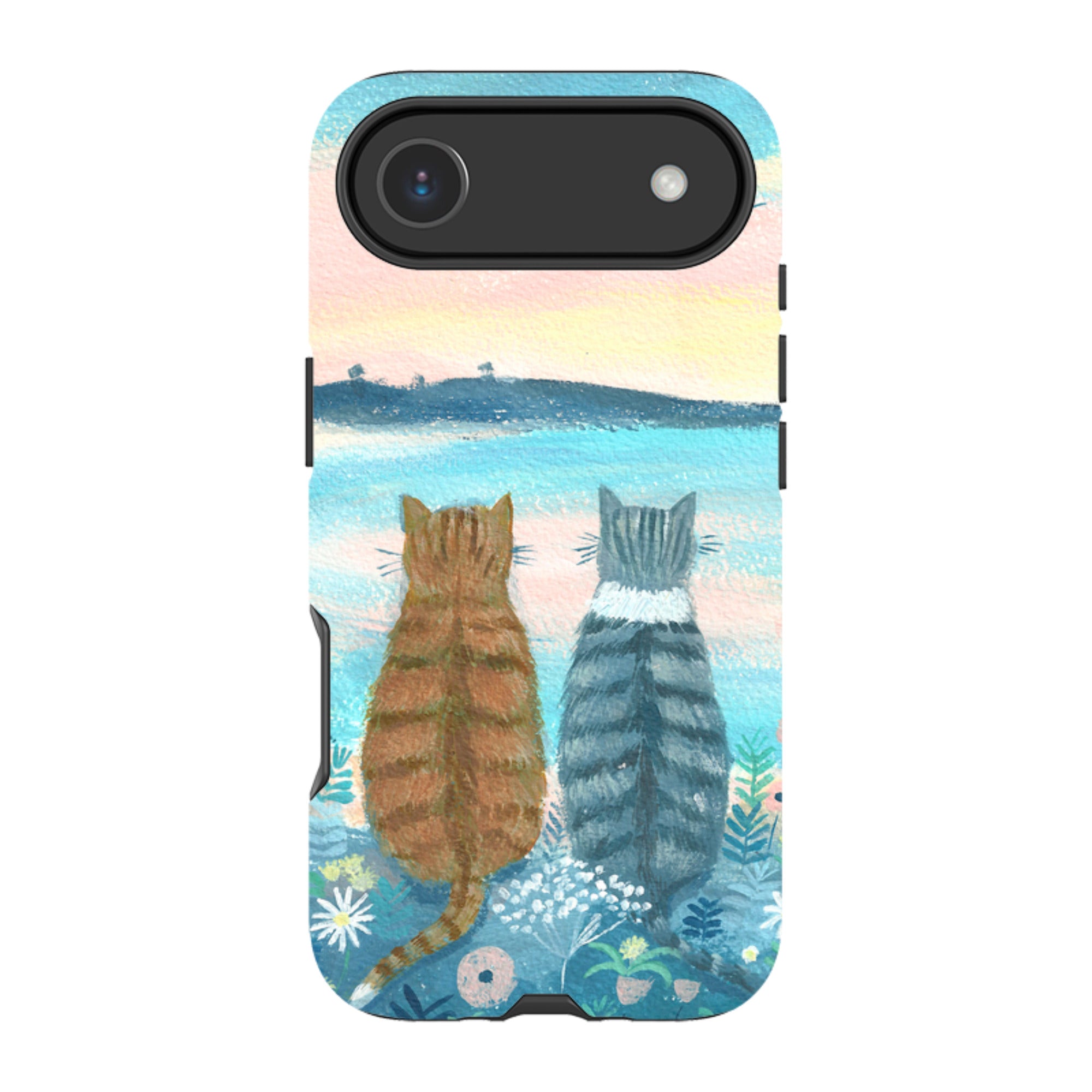 iPhone MagSafe Tough Case - Sunset Cats 2 By Mary Stubberfield