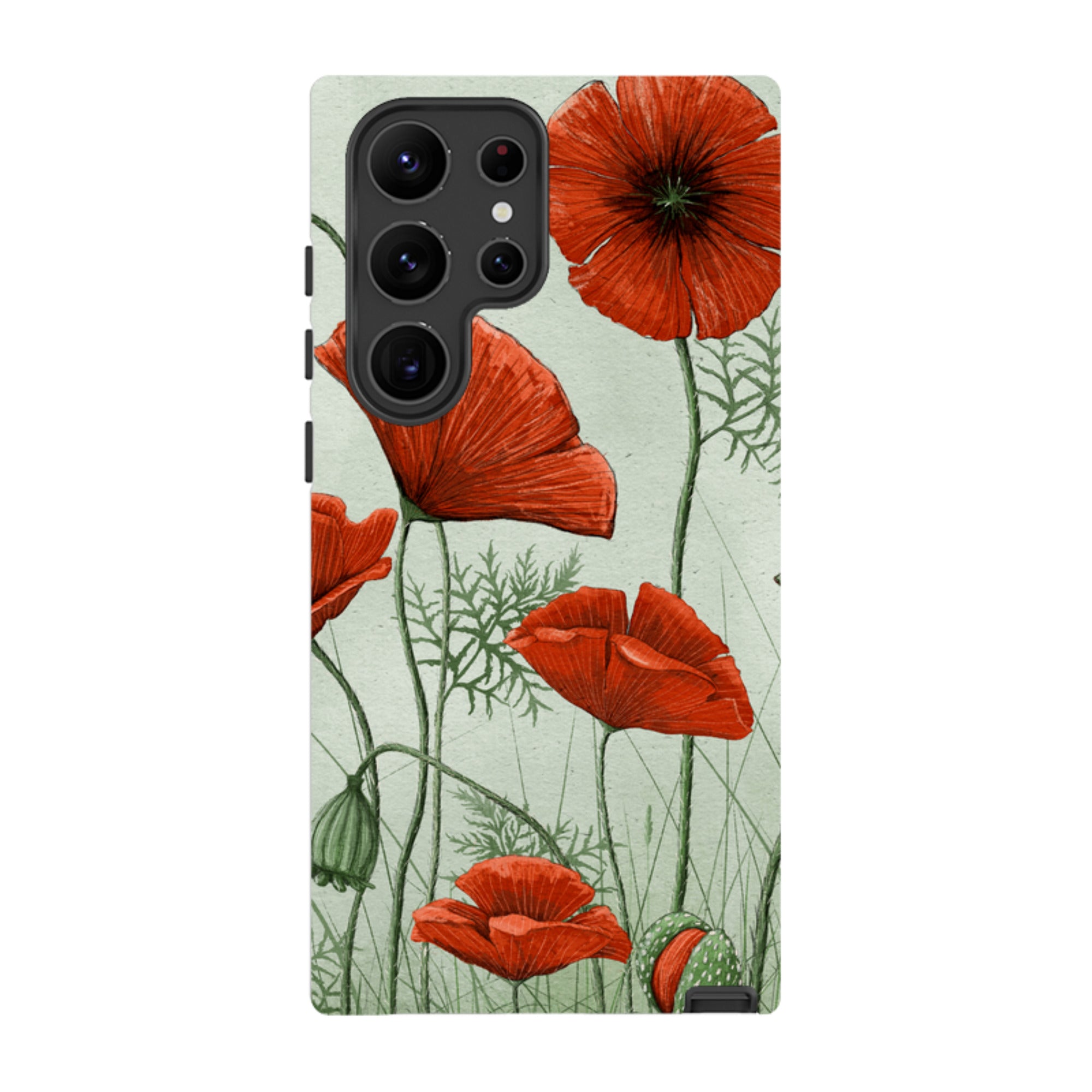 Samsung Tough  Case - Poppies By Maja Lindberg