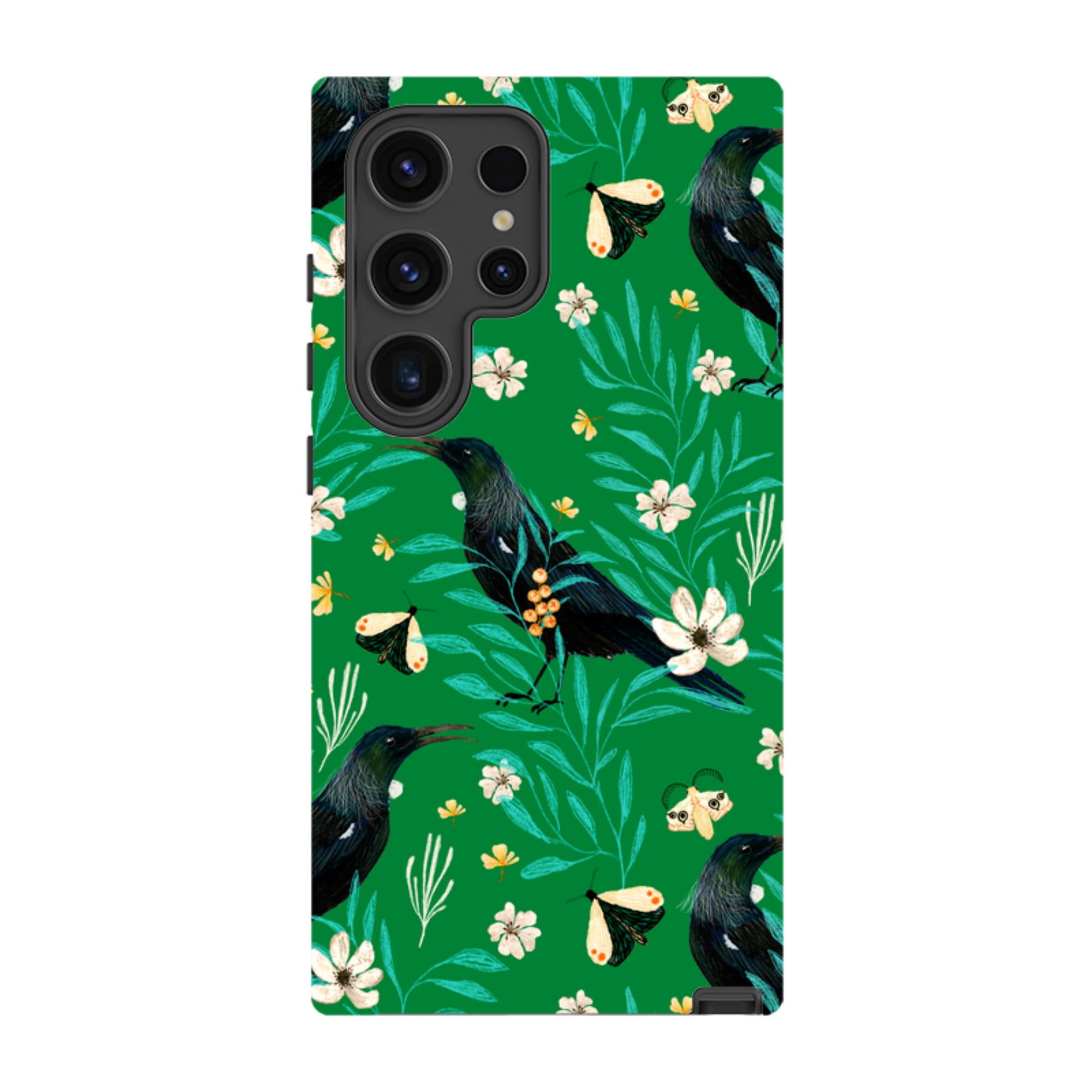 Samsung Tough Case - Tui Green By Katherine Quinn