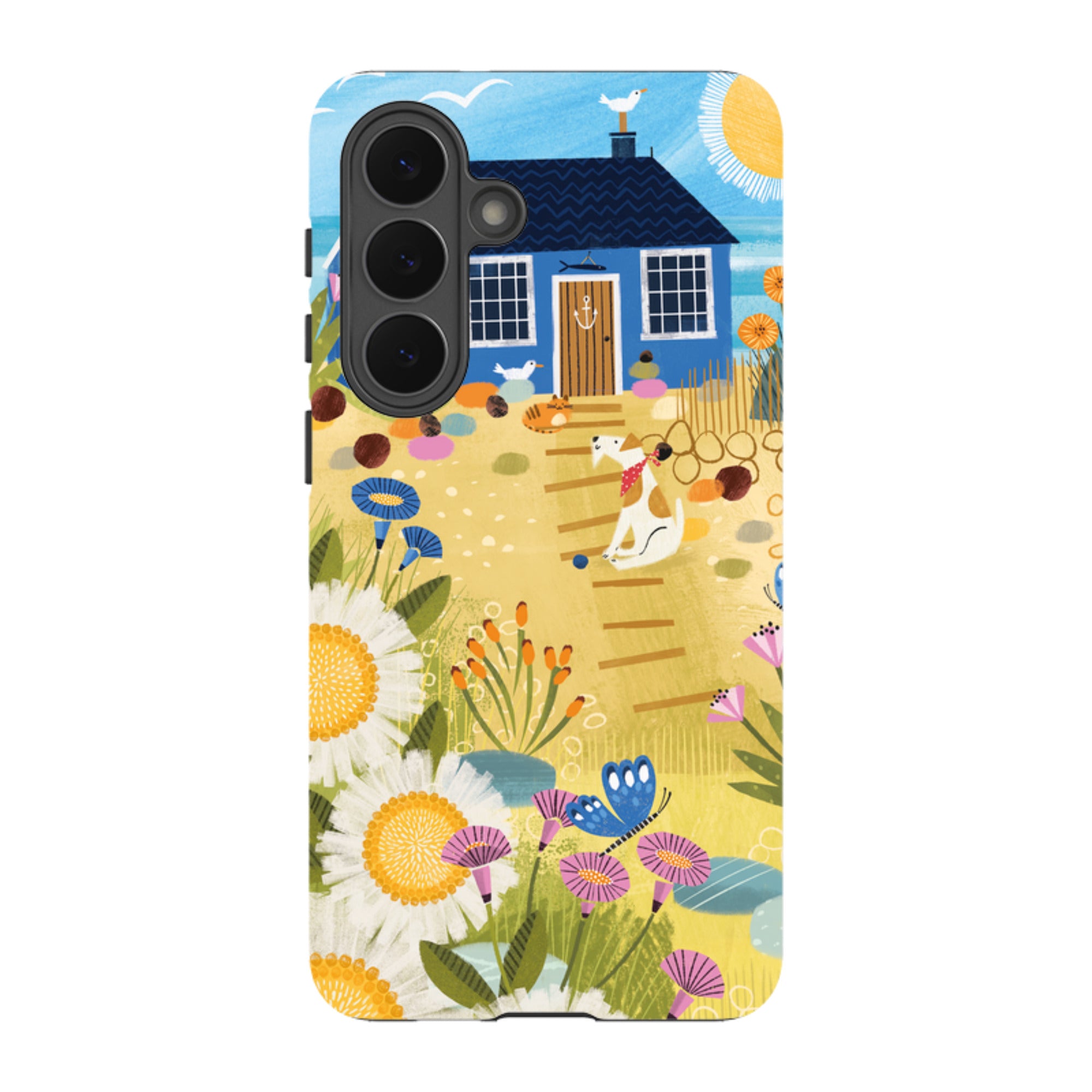 Samsung Tough  Case - Beach House By Ali Brookes