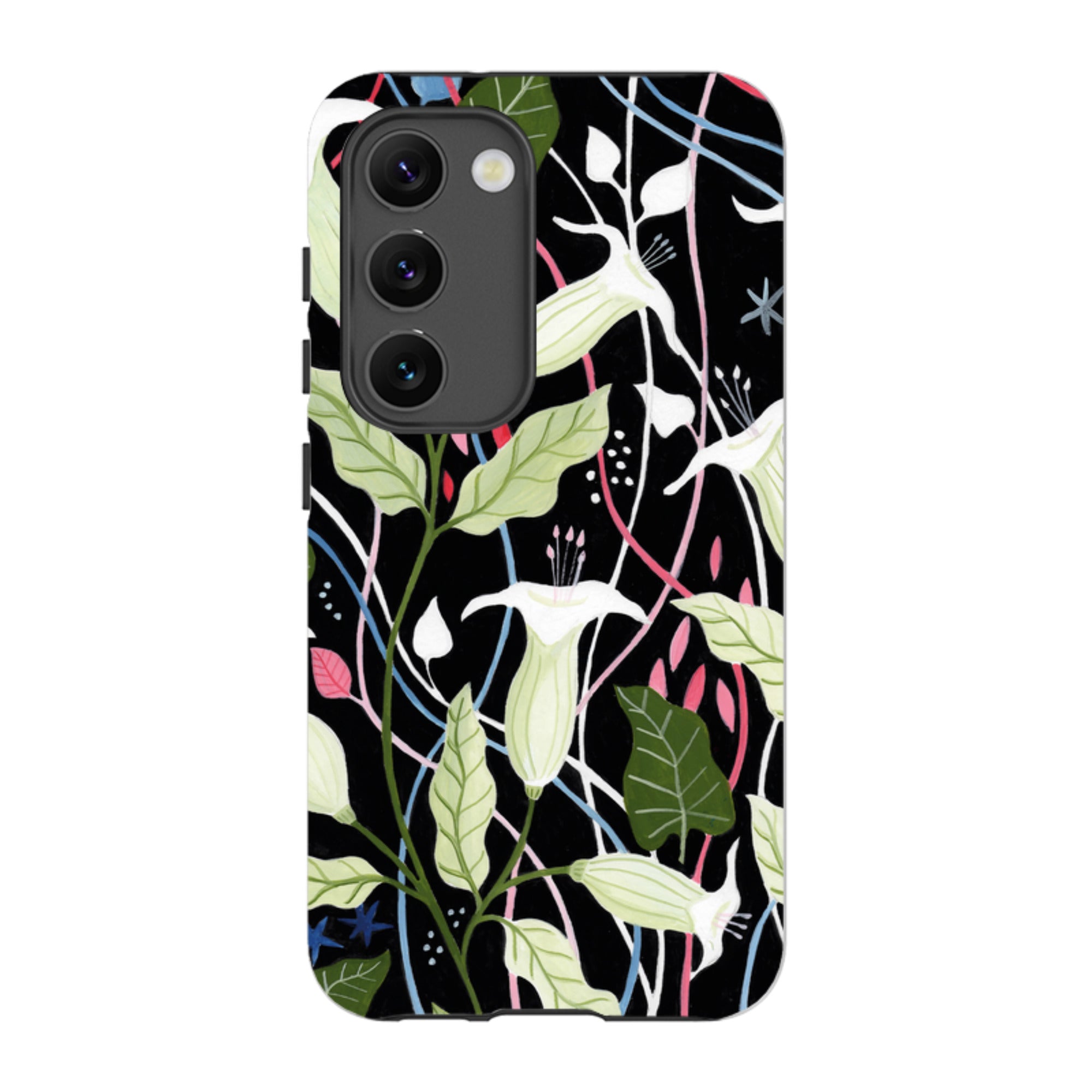 Samsung Tough Case - Trumpet Flowers By Bex Parkin