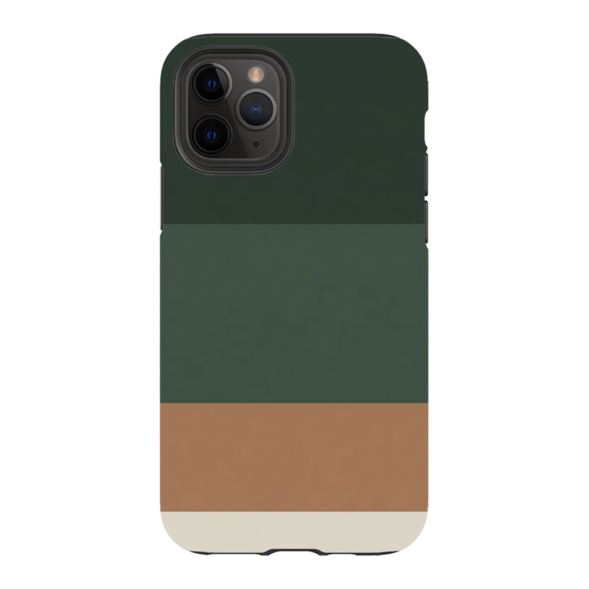 iPhone Tough Case - Terracotta and Green Gradient