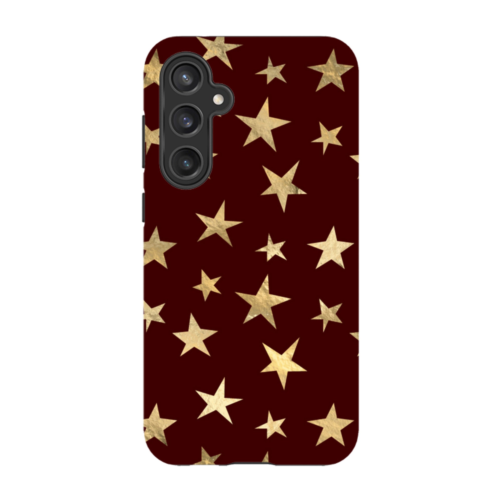 Samsung Tough Case - Brown and Gold Stars