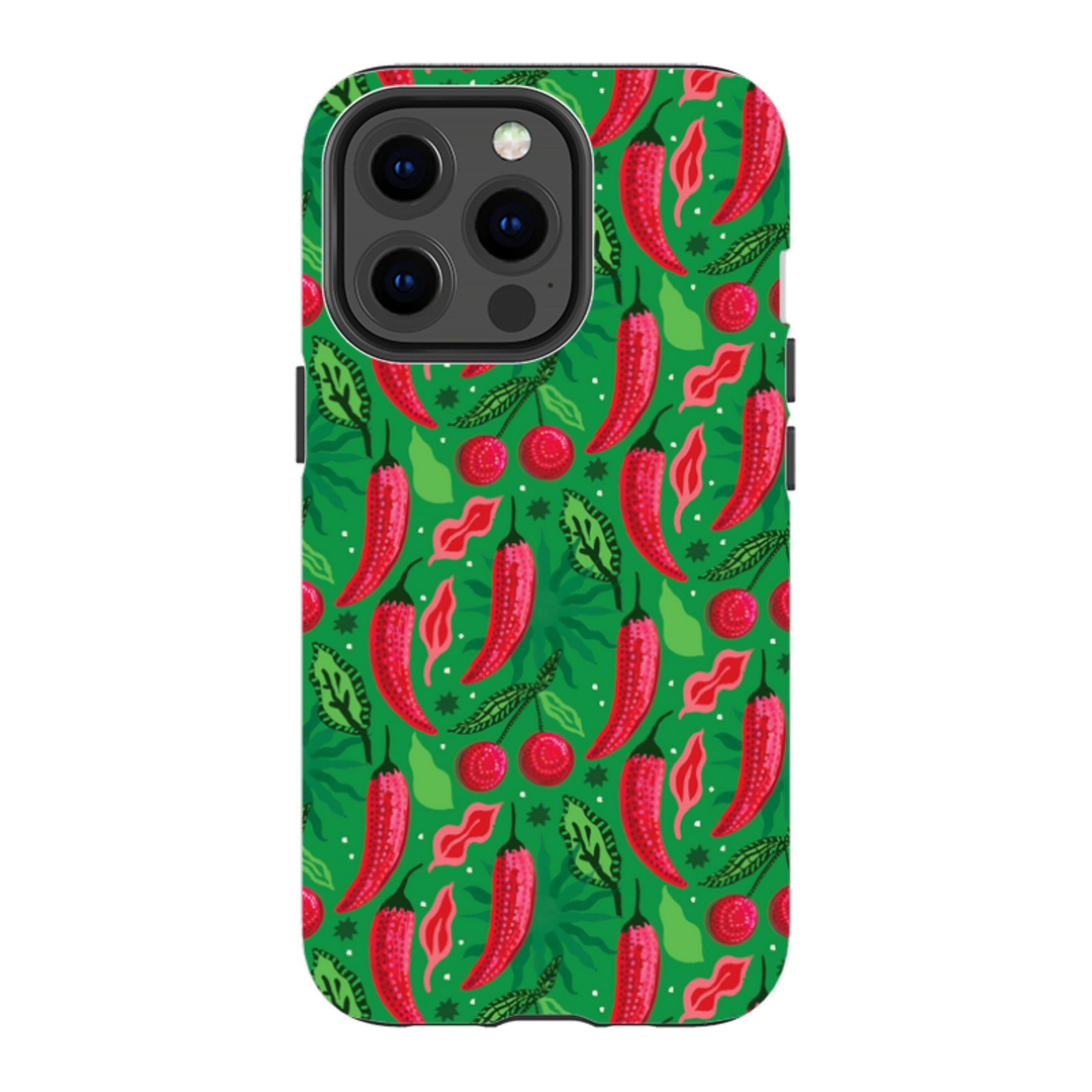 iPhone Tough Case - Chilli Cherry By Emma Frances Grant