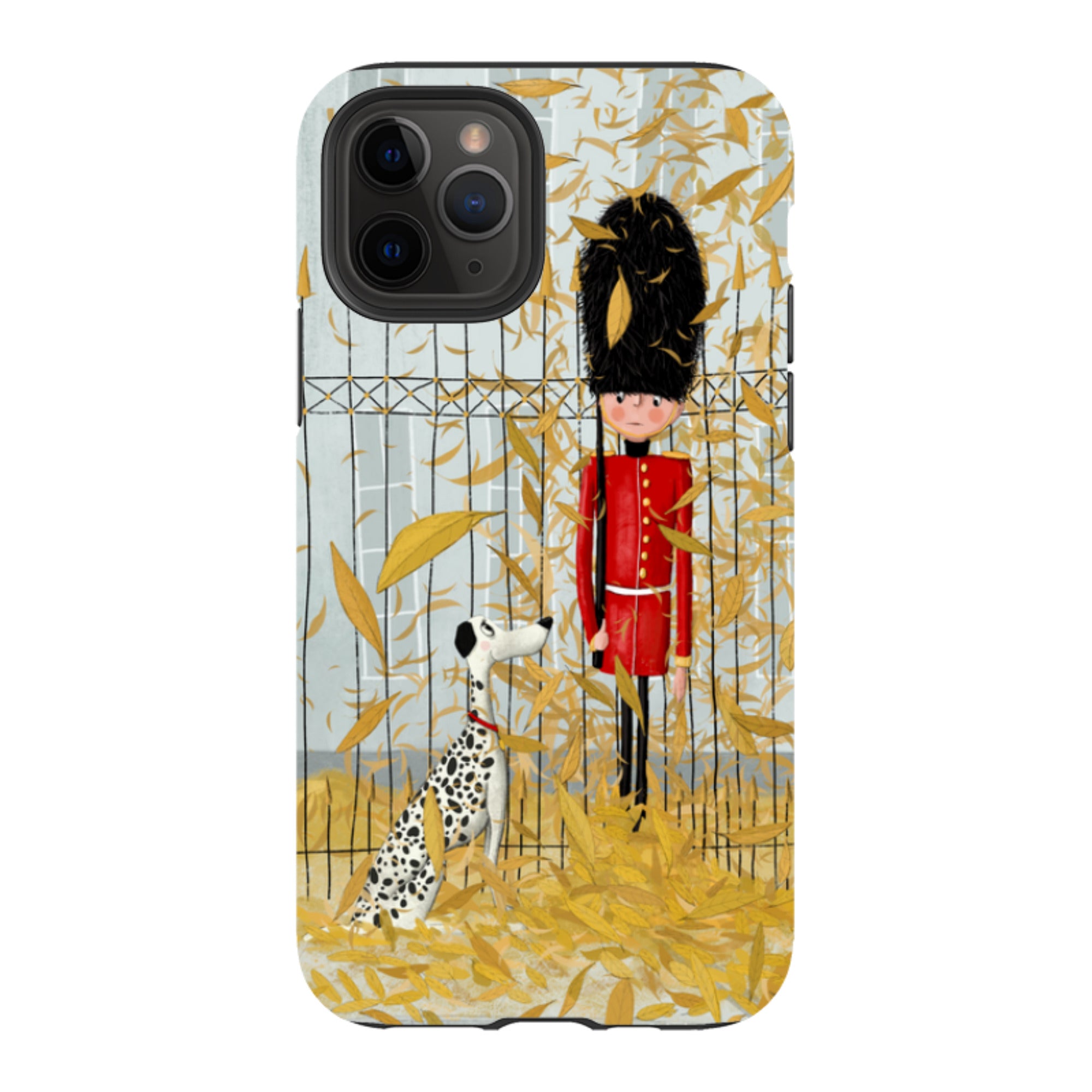 iPhone Tough Case - London In Leaves By Maja Lindberg