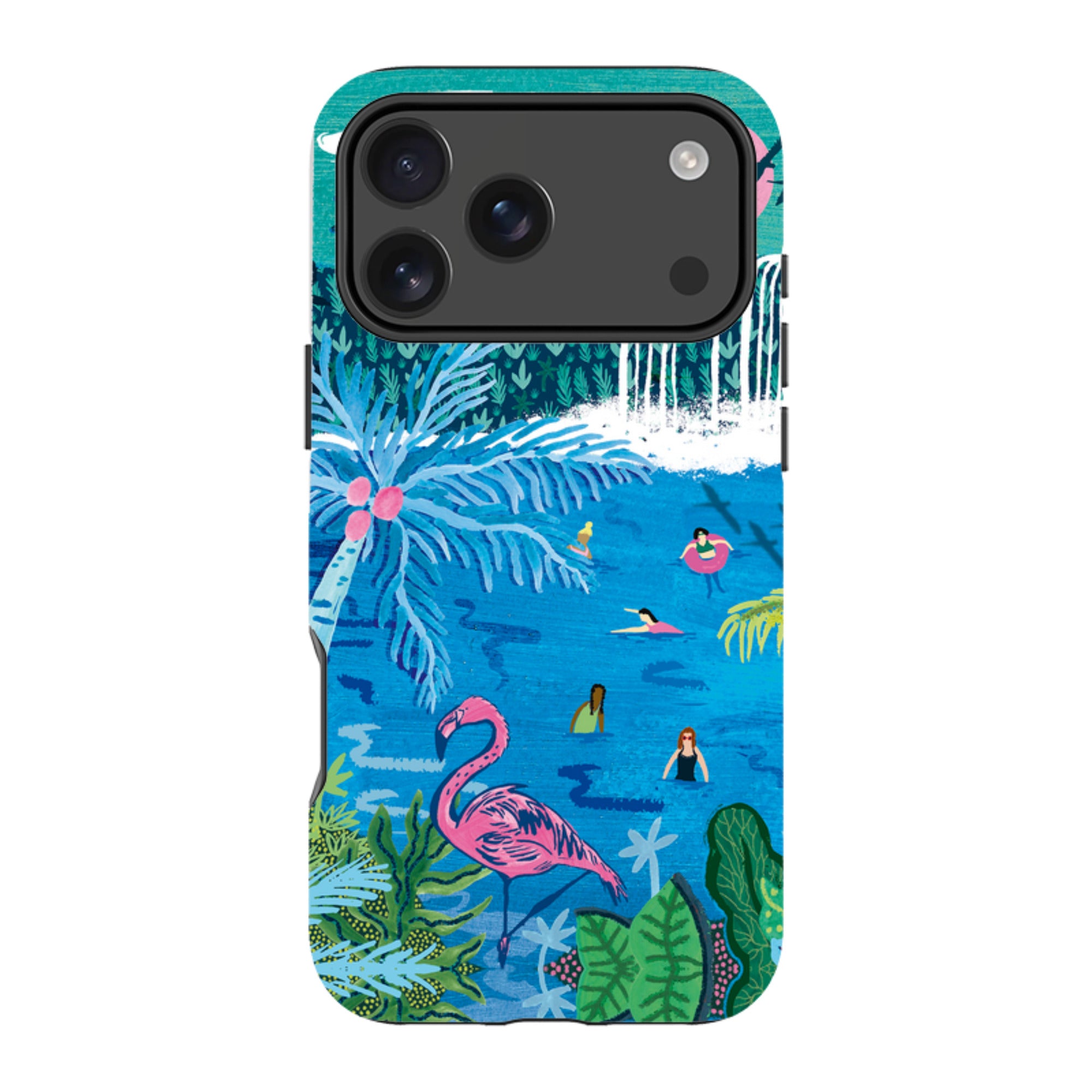 iPhone MagSafe Tough Case - Palm Pool By Emma Frances Grant