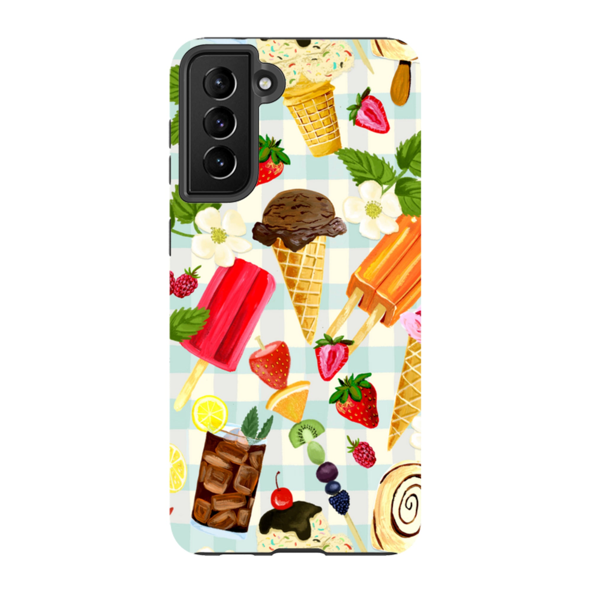 Samsung Tough Case - Ice Floral By Abby Jacobs
