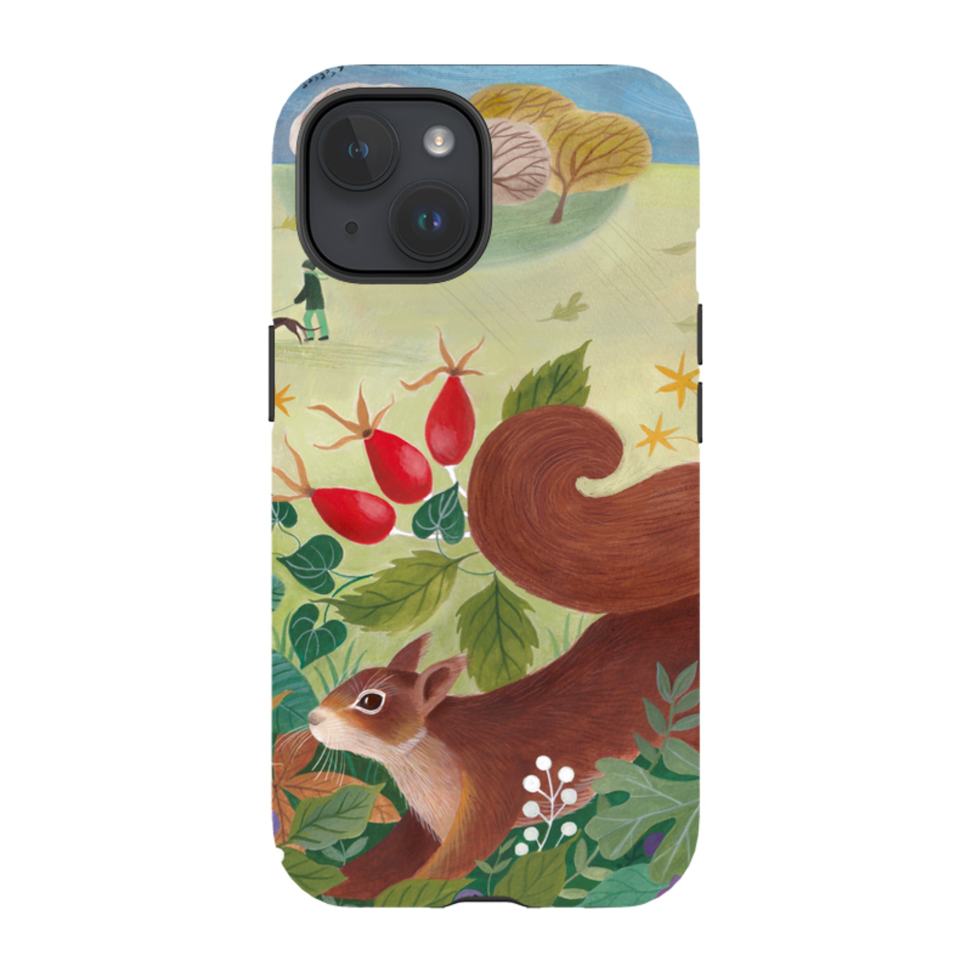 iPhone Tough Case - Autumn Squirrel By Bex Parkin