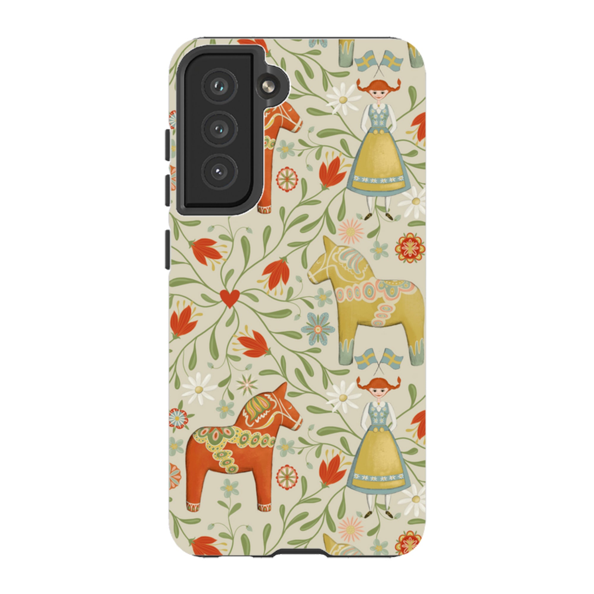 Samsung Tough  Case - Dala Horse By Maja Lindberg