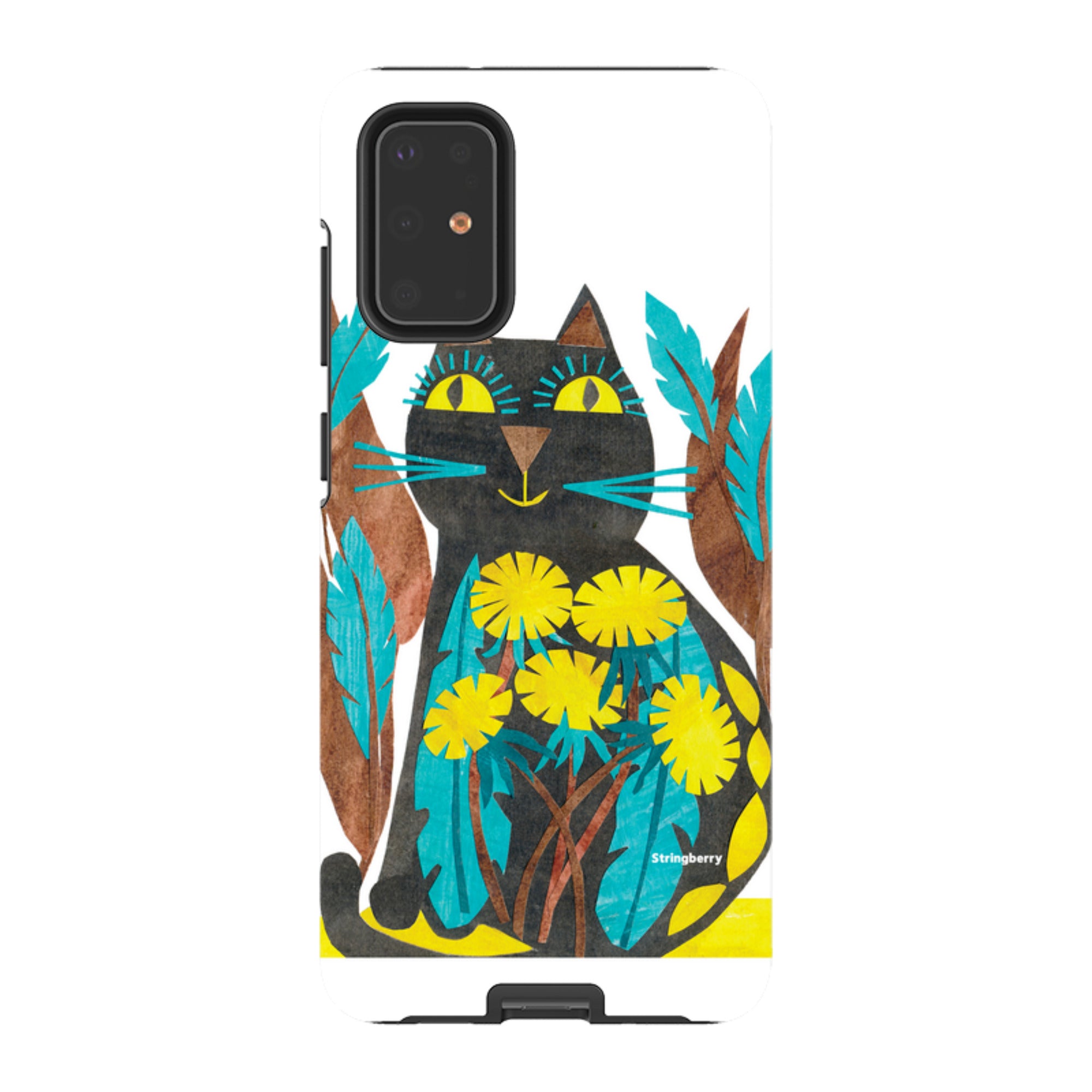 Samsung Tough Case - Folk Cat By Tracey English