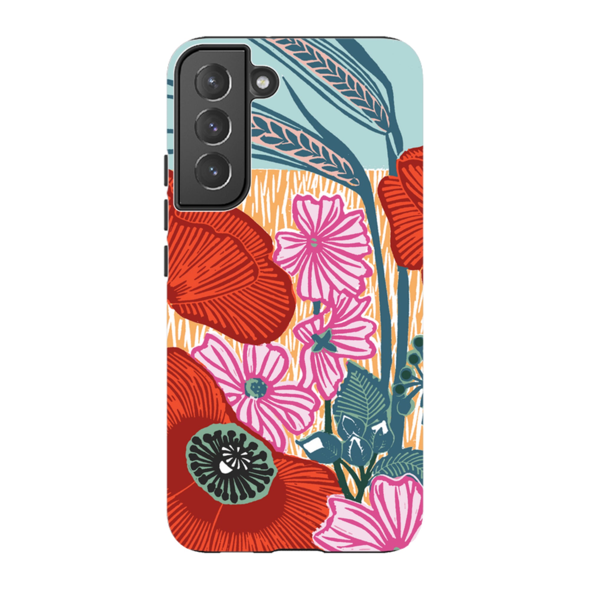 Samsung Tough Case - Wild Poppies By Kate Heiss