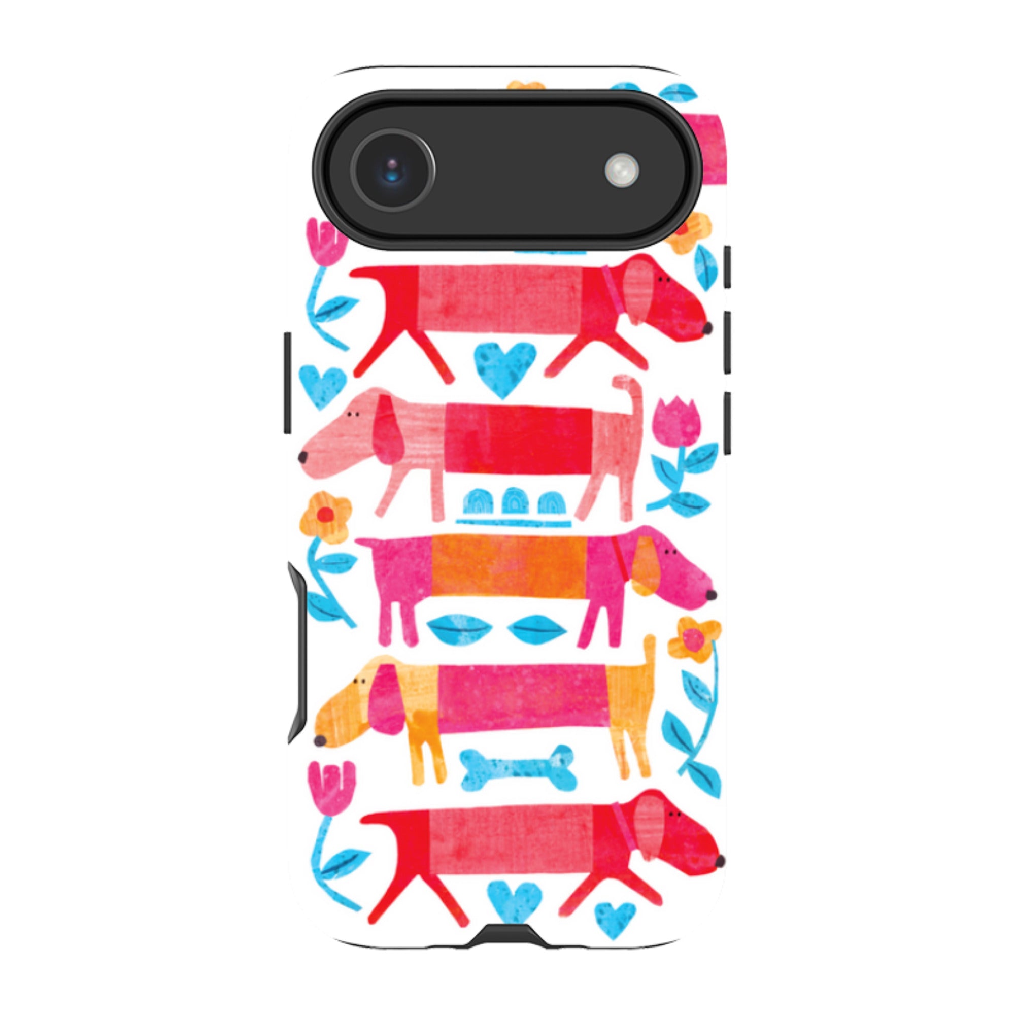 iPhone Tough Case - Sausage Dog By Tracey English