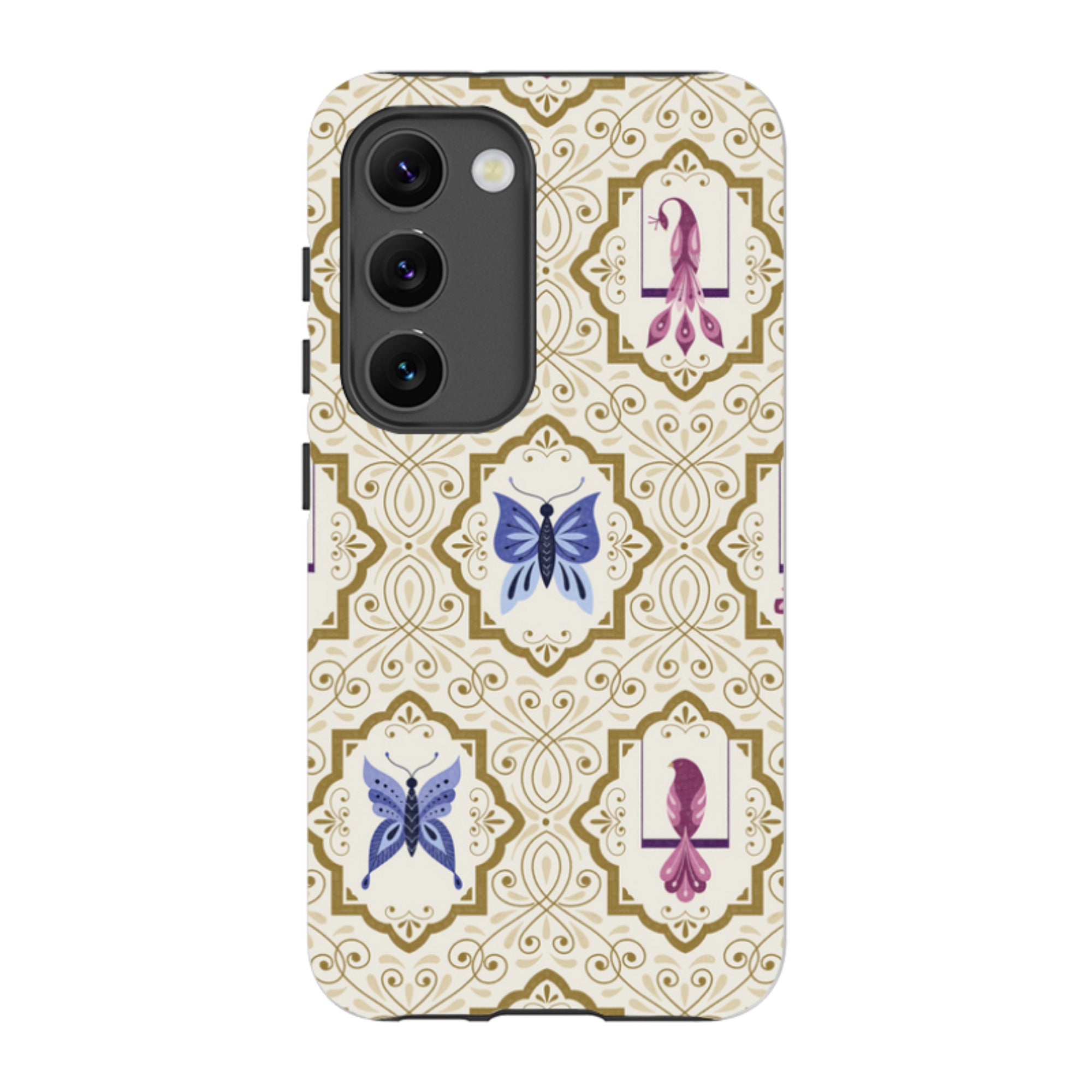 Samsung Tough Case - Wingframes Ivory By Jenny Zemanek