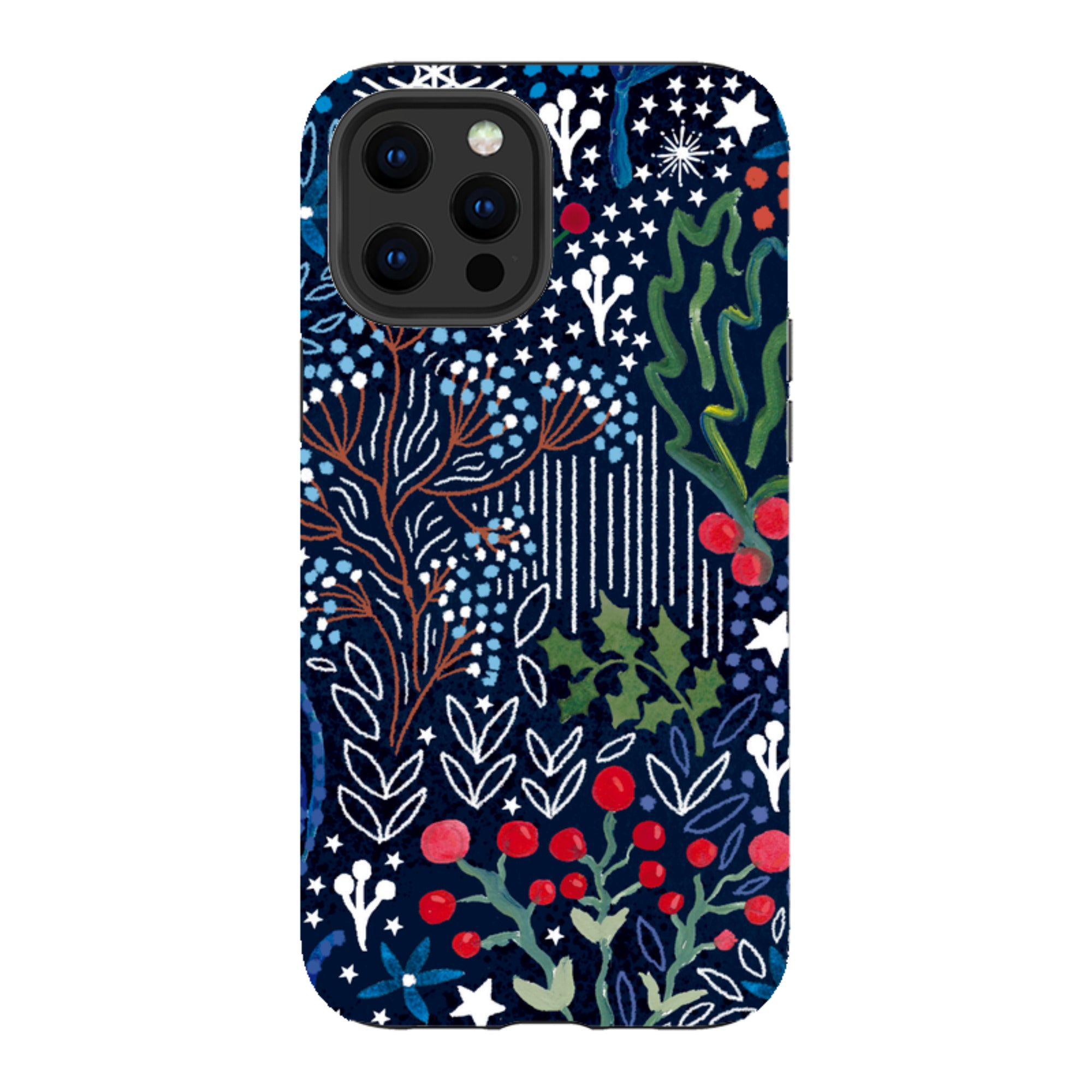 iPhone Tough Case - Winter Flowers II By Emma Frances Grant