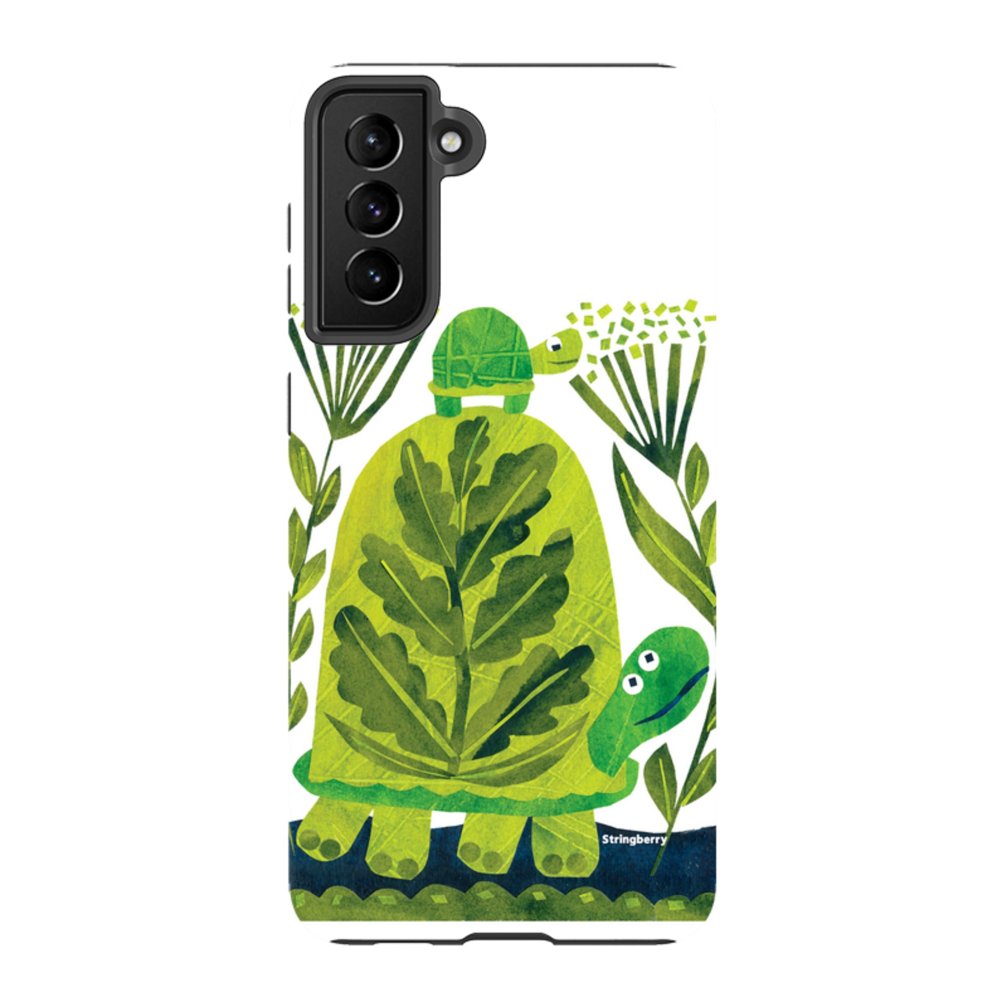 Samsung Tough Case - Folk Tortoise By Tracey English