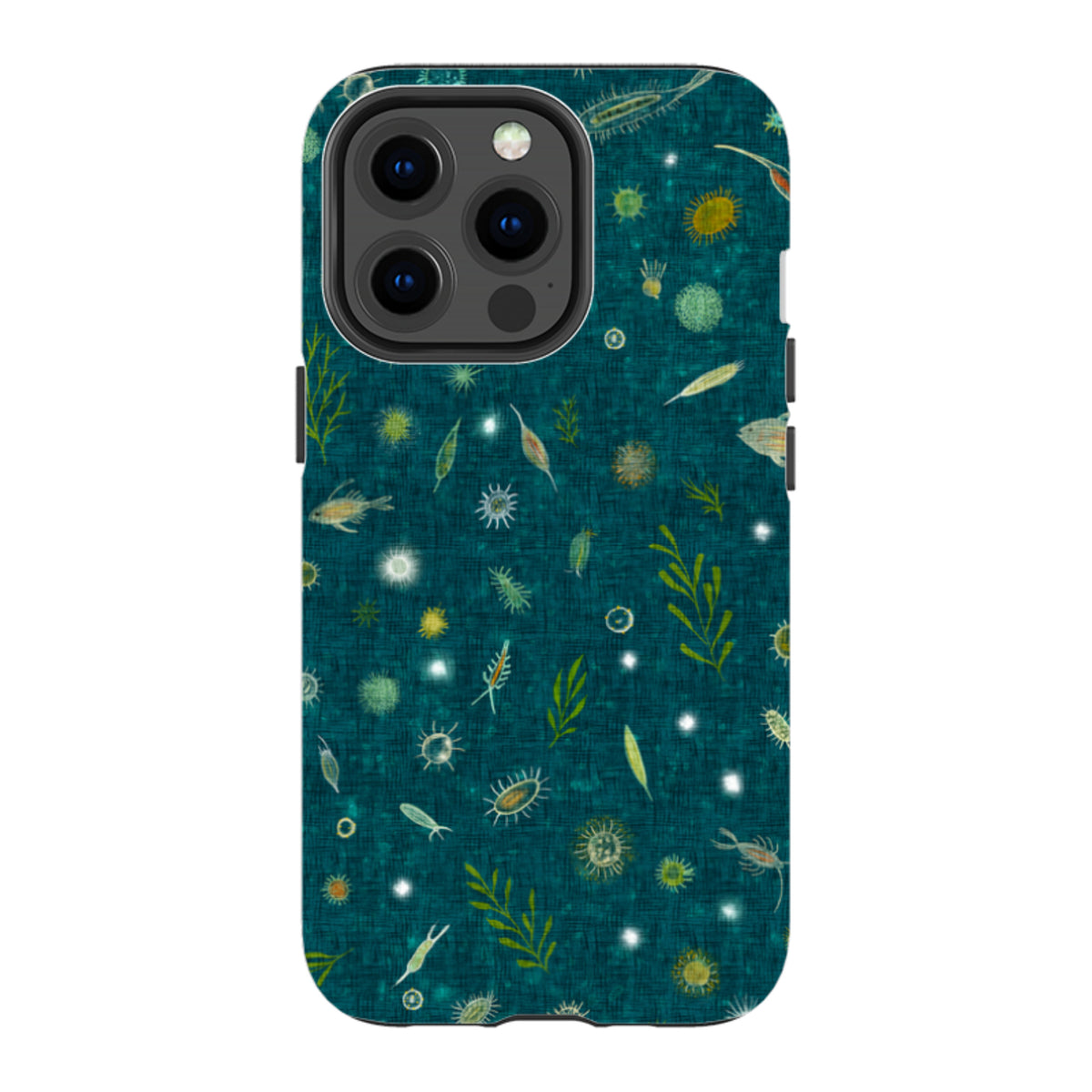 iPhone Tough Case - Plankton - Steel Blue By Katherine Quinn
