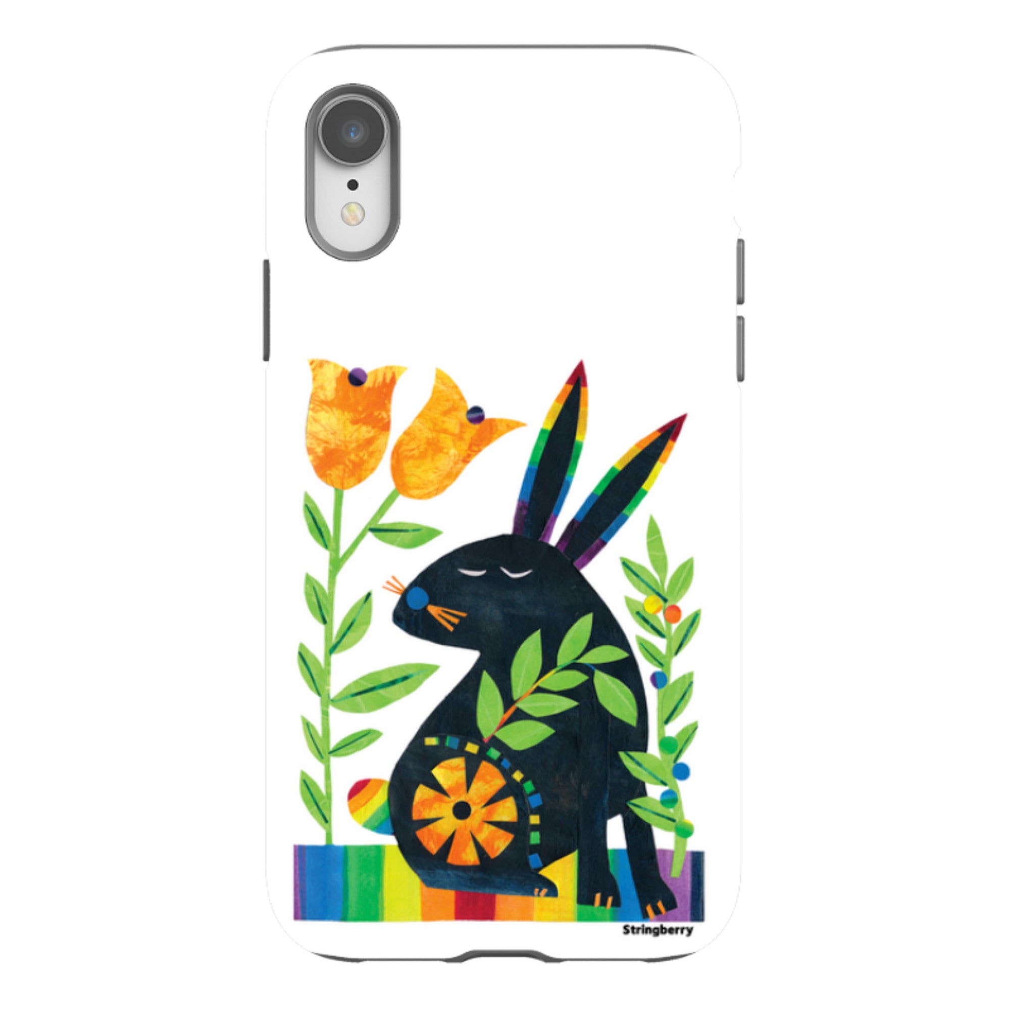 iPhone Tough Case - Pride Rabbit By Tracey English