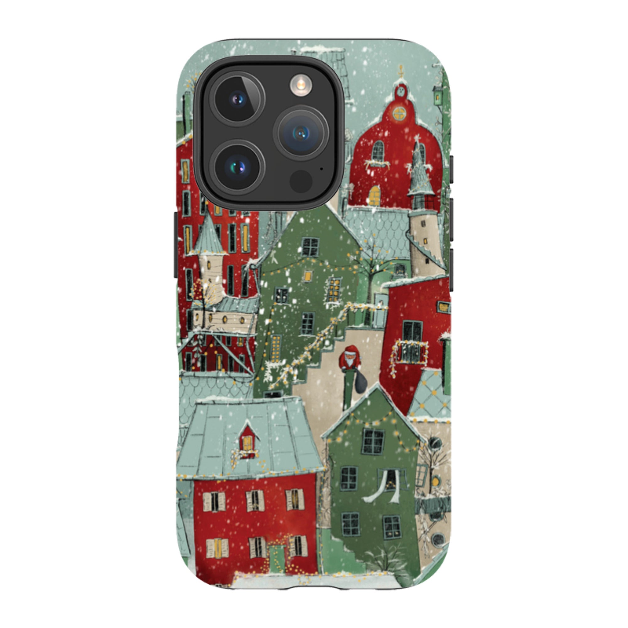 iPhone Tough Case - Citywinkles Red By Maja Lindberg