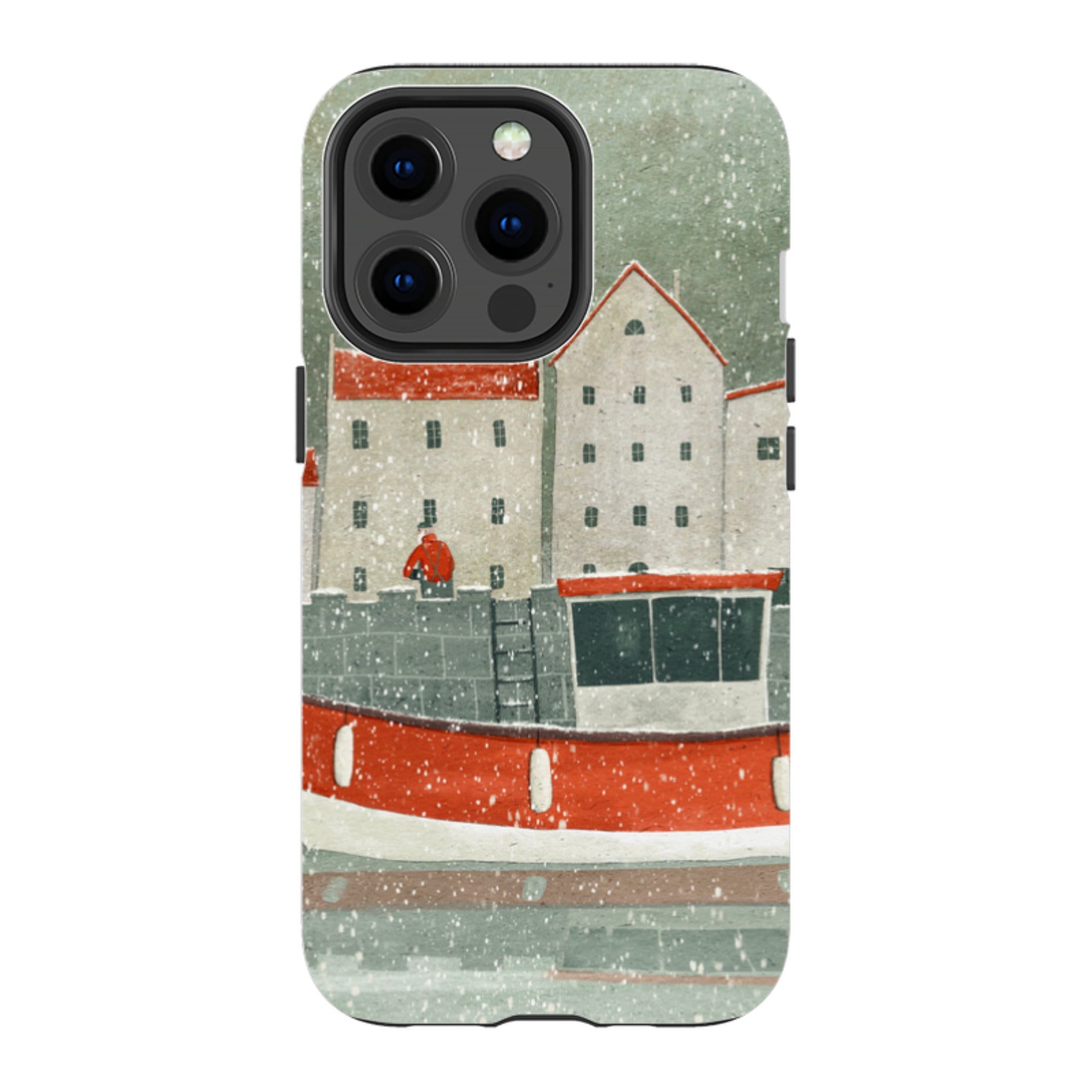 iPhone Tough Case - Christmas Harbour By Maja Lindberg
