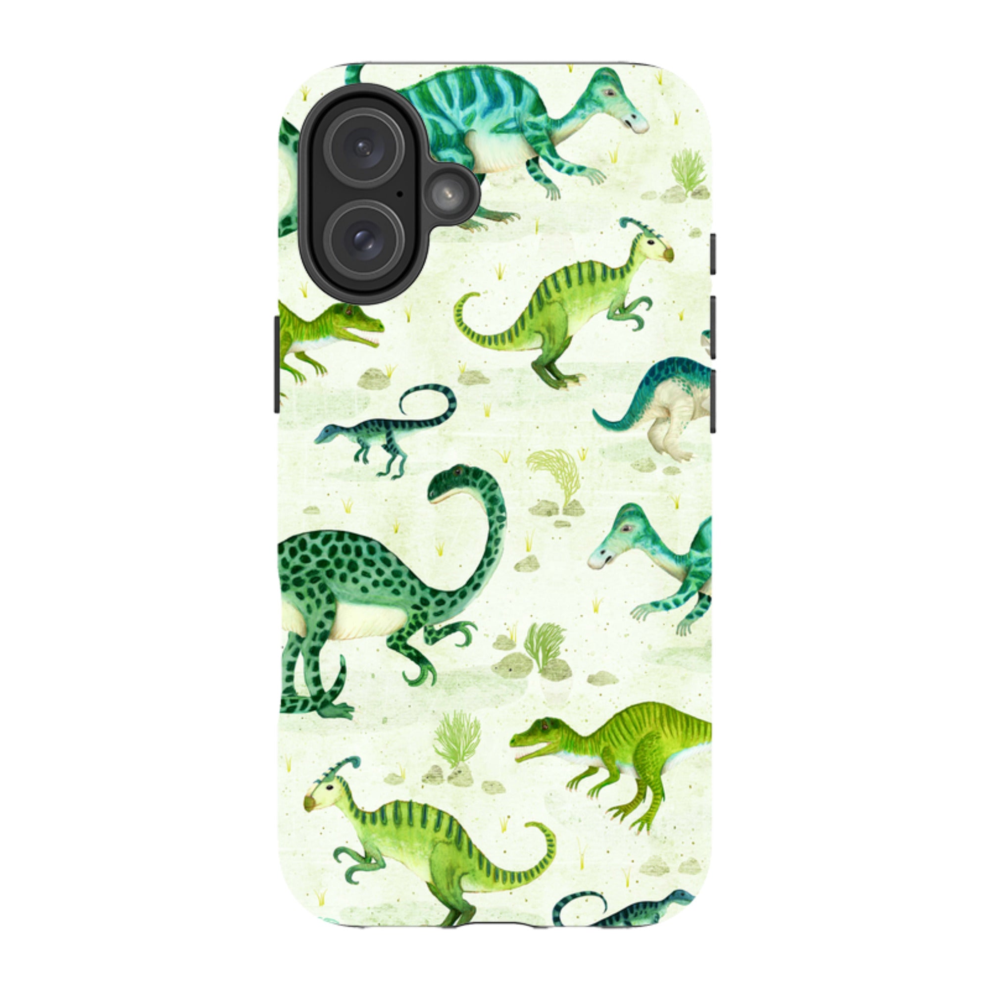 iPhone Tough Case - Dinoland By Katherine Quinn