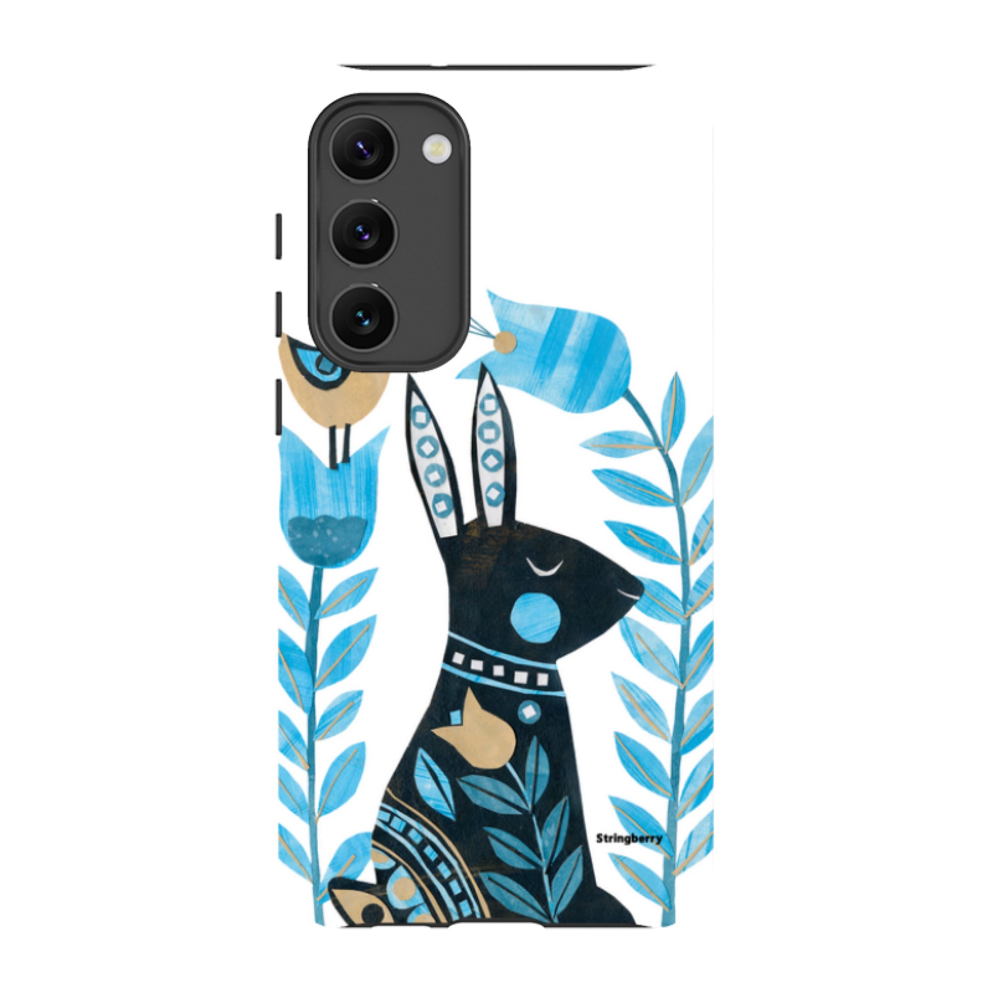 Samsung Tough Case - Folk Rabbit By Tracey English