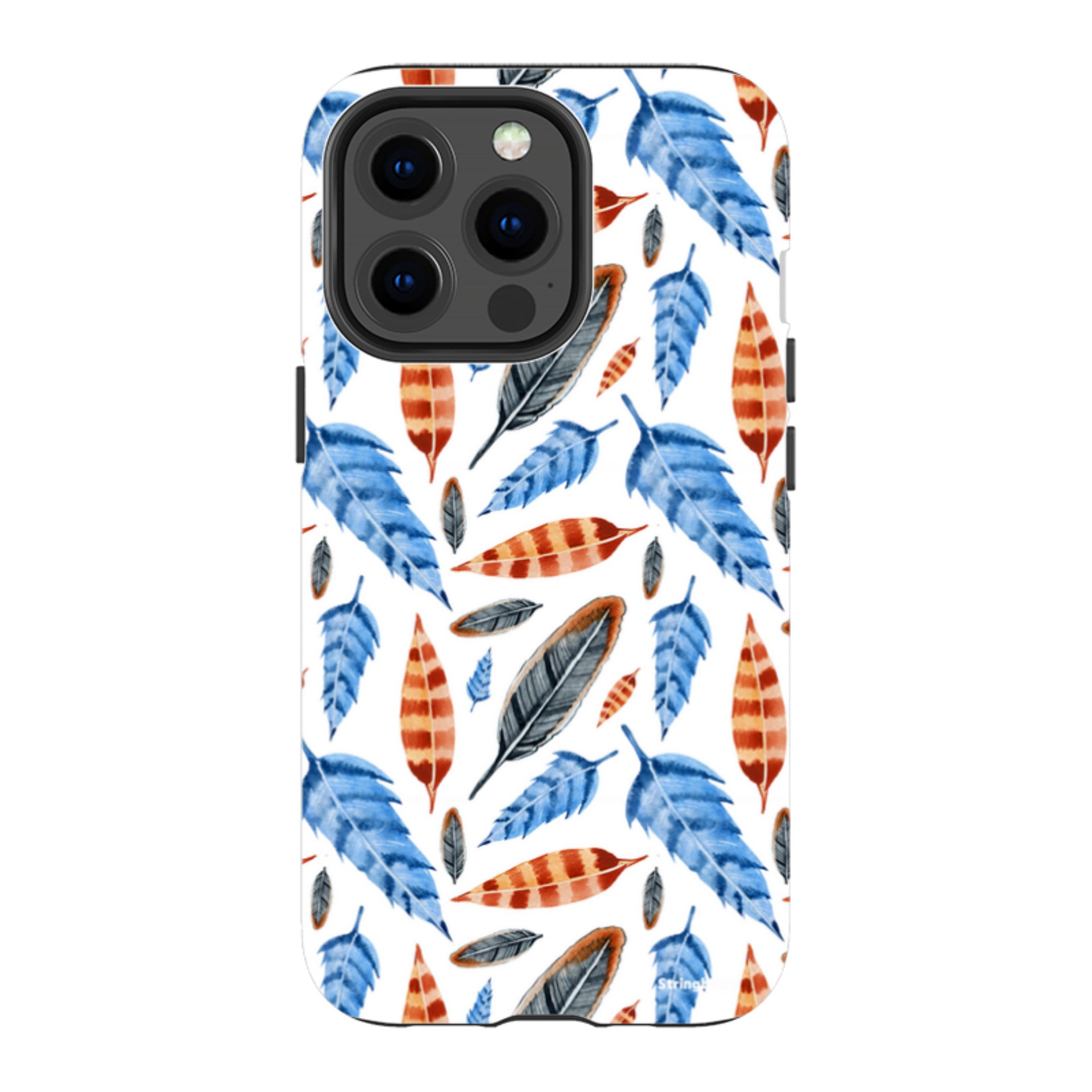 iPhone Tough Case - Multi Feathers