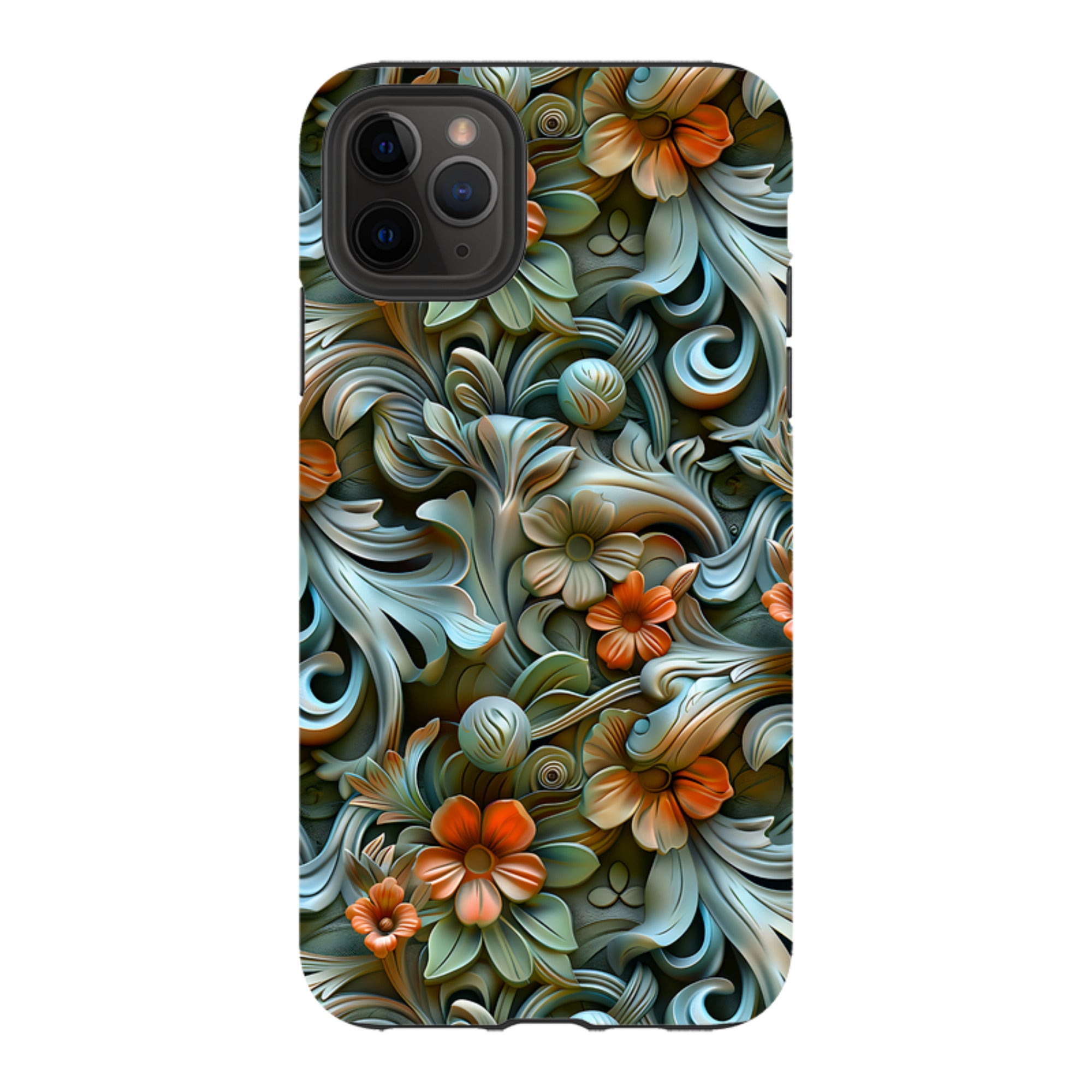 iPhone Tough Case -Clover Floral