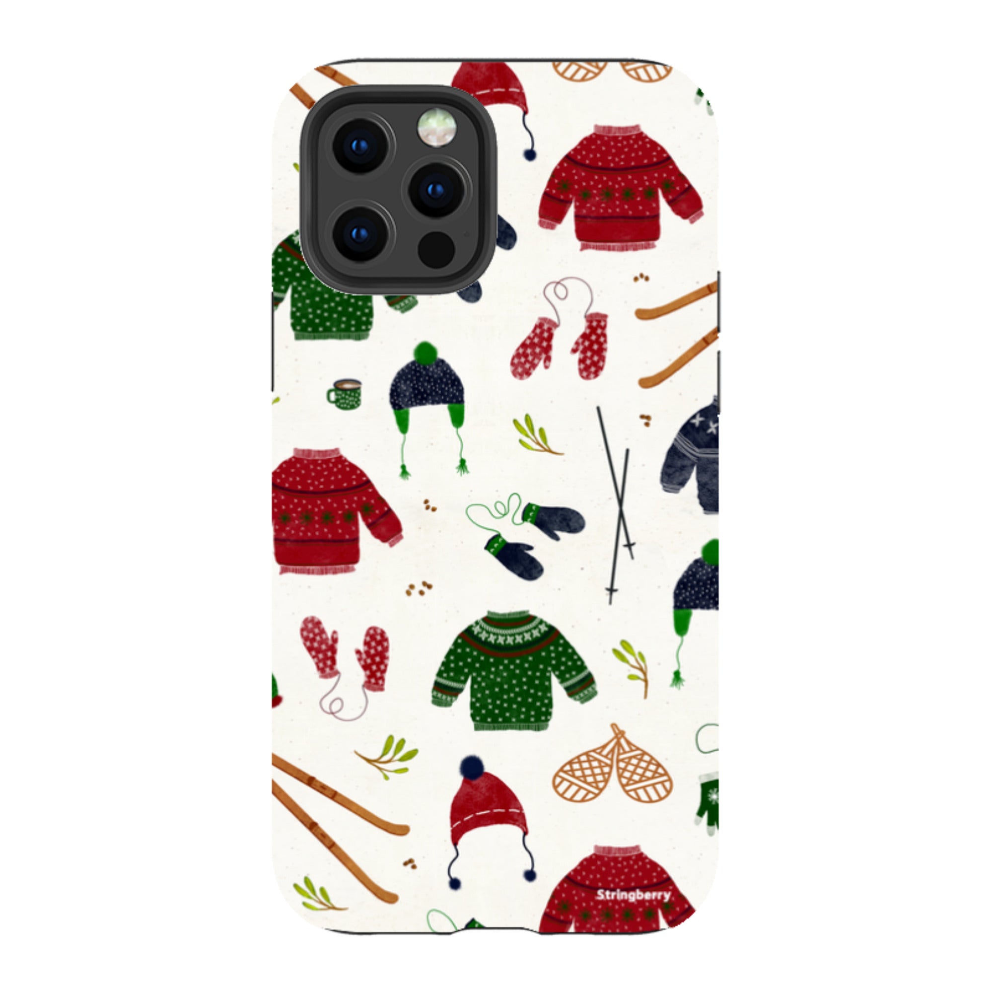 iPhone Tough Case - Winter Clothes By Katherine Quinn
