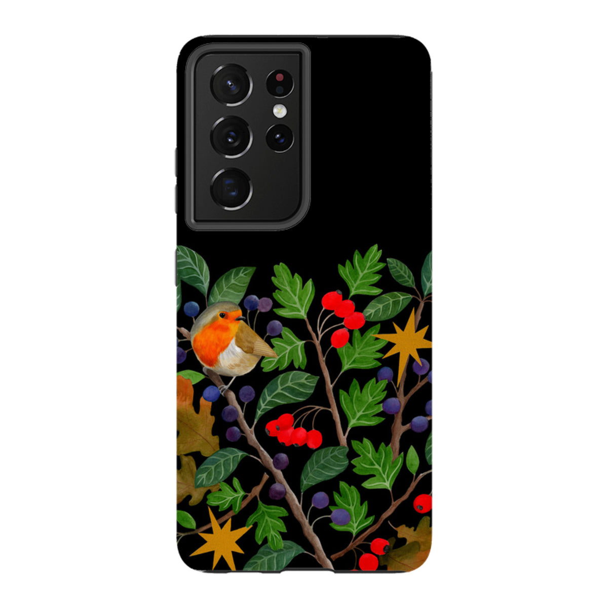 Samsung Tough Case - Sloe Robin By Bex Parkin