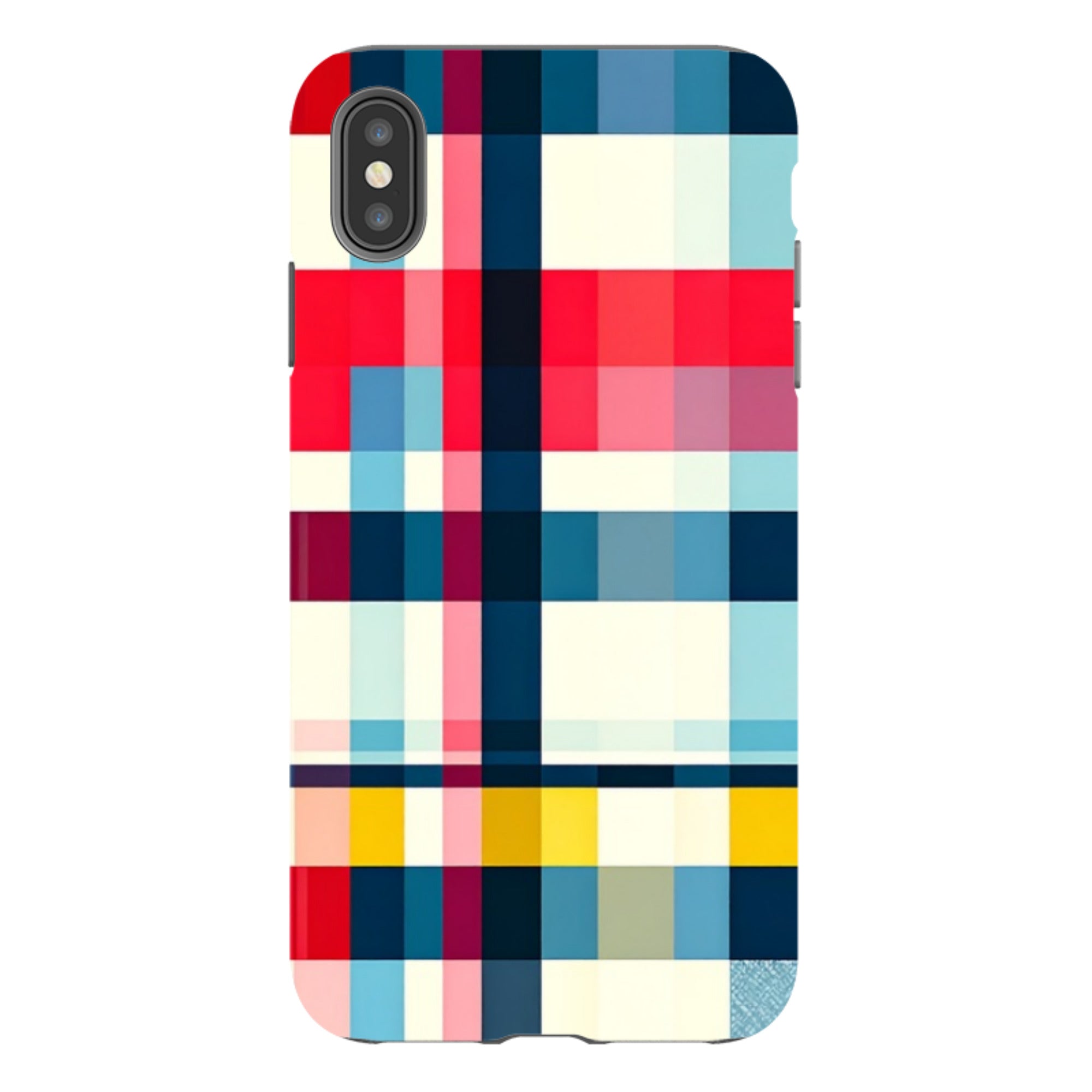 iPhone Tough Case - Cancun Gingham