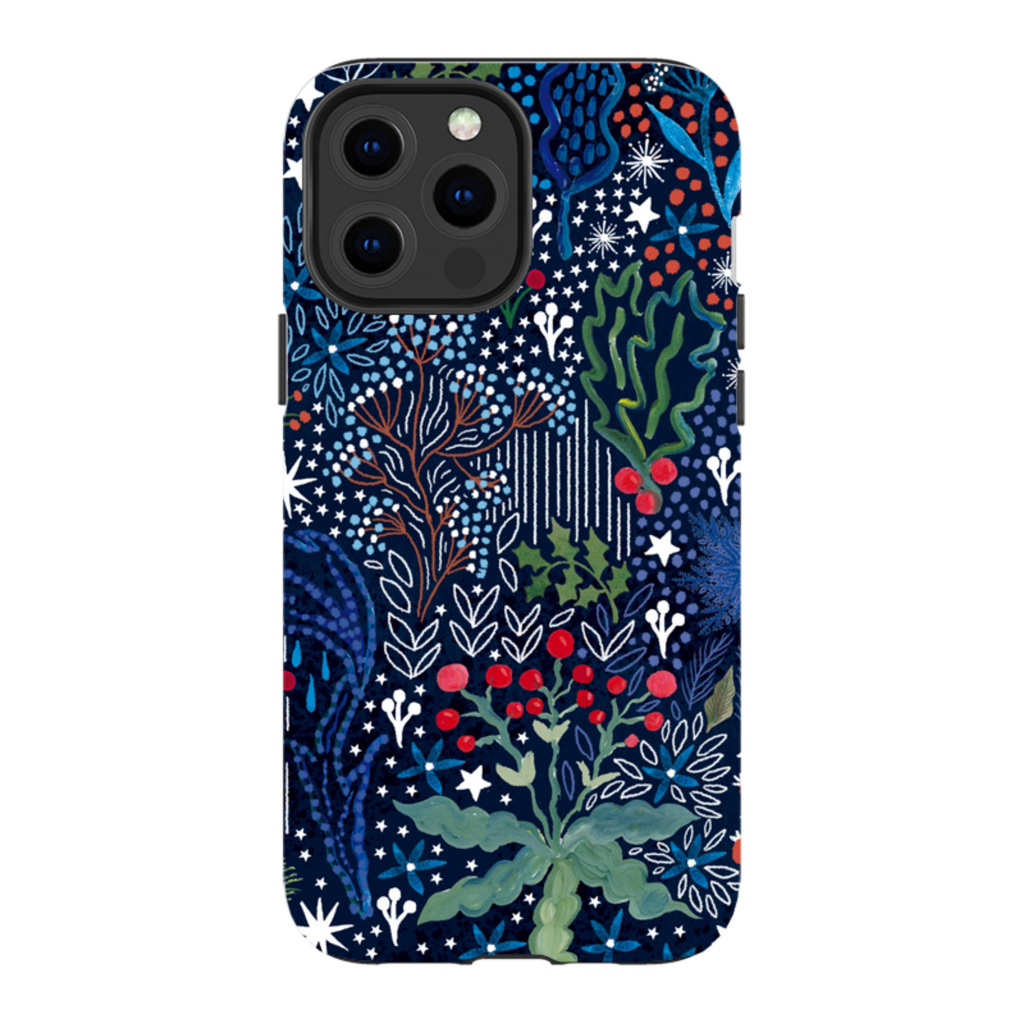 iPhone MagSafe Tough Case - Winter Flowers I By Emma Frances Grant