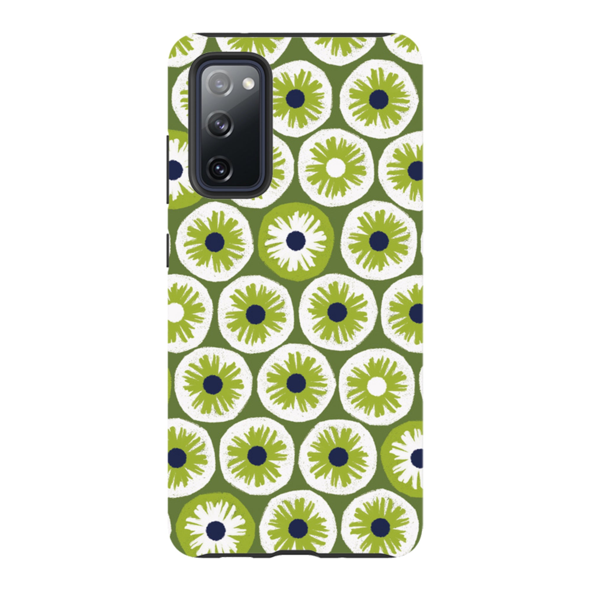 Samsung Tough Case - Penny Flowers Green By Ali Brookes