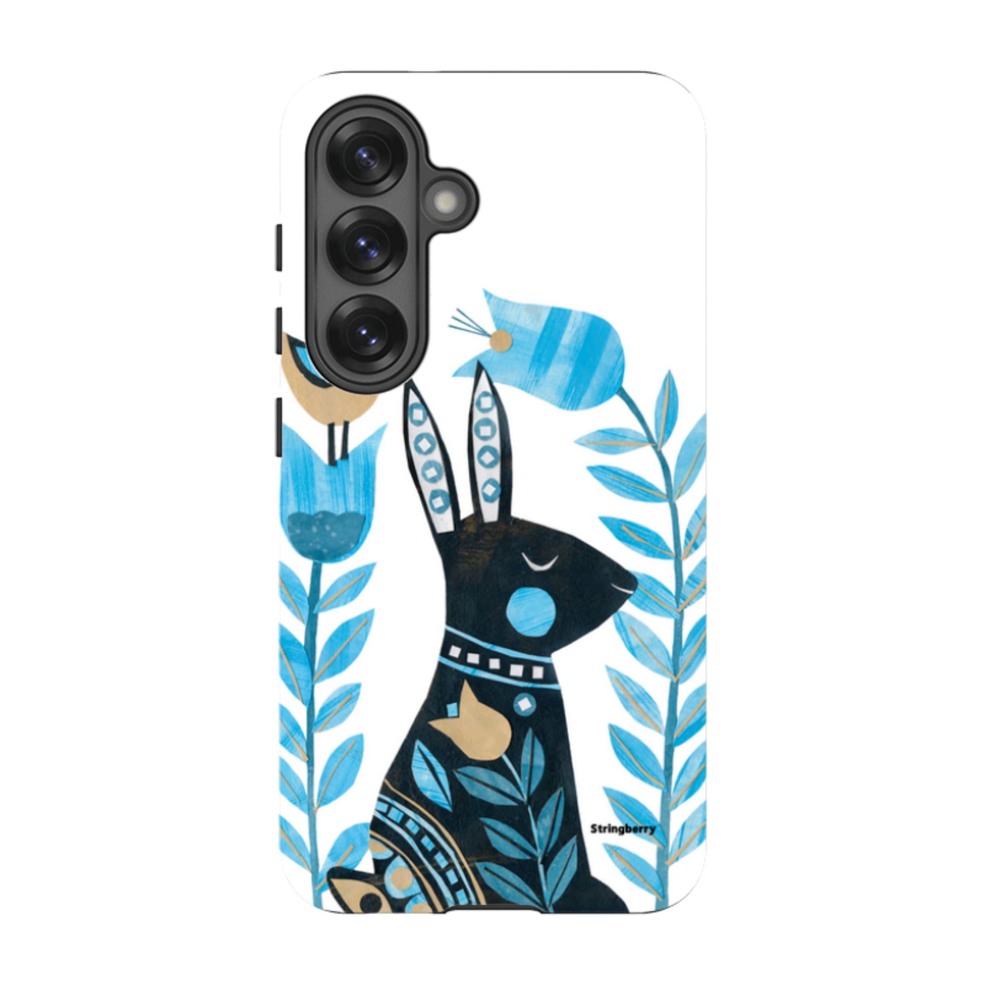 Samsung Tough Case - Folk Rabbit By Tracey English