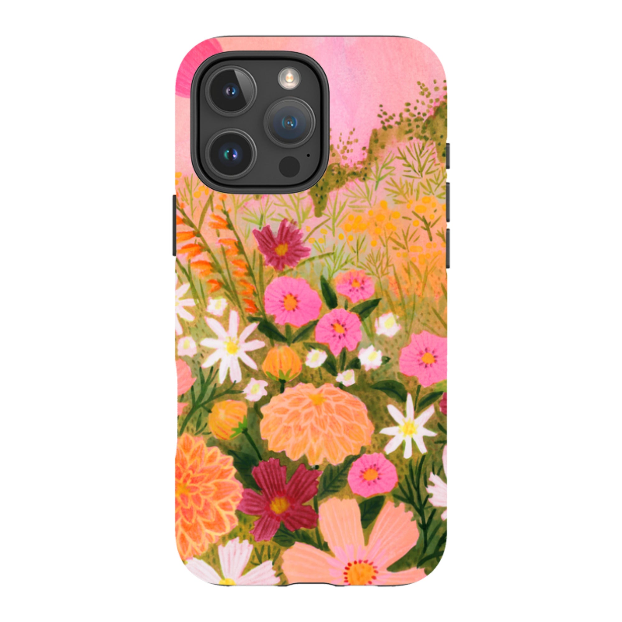iPhone Tough Case - Flower Farm Sunset By Lee Foster Wilson