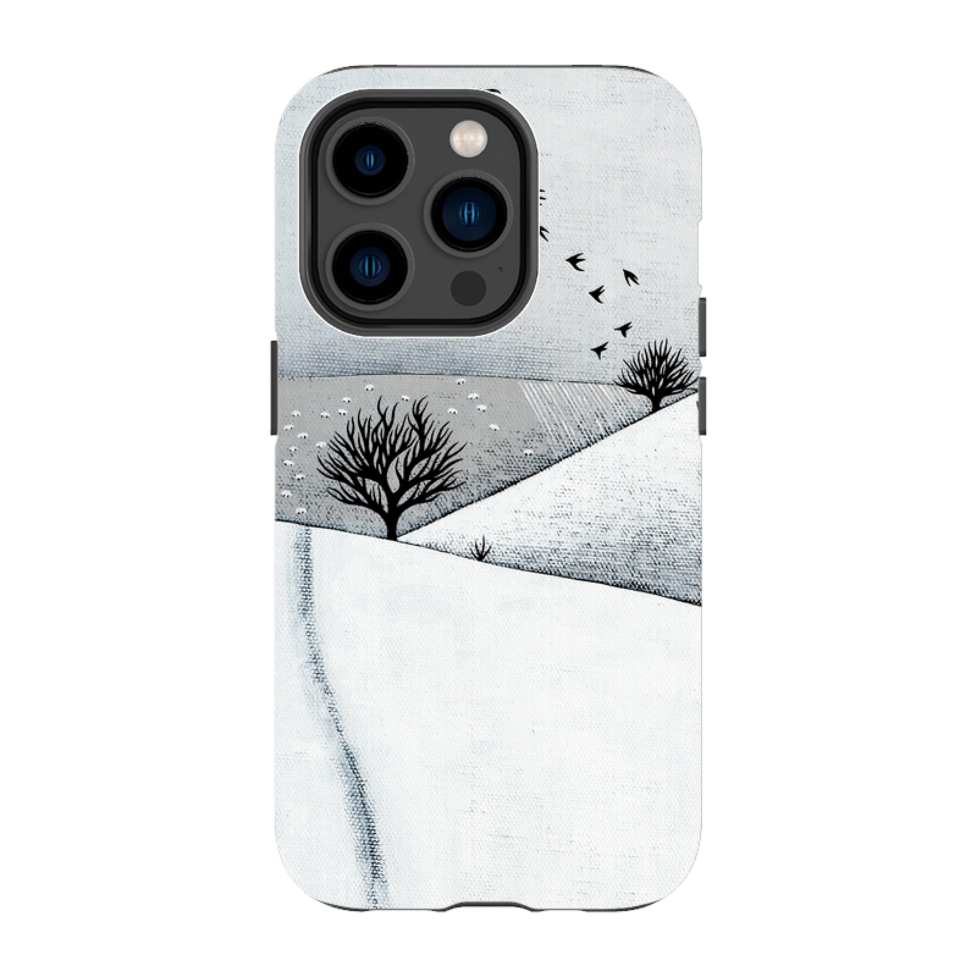 iPhone Tough Case - Snowy Landscape By Natasha Newton