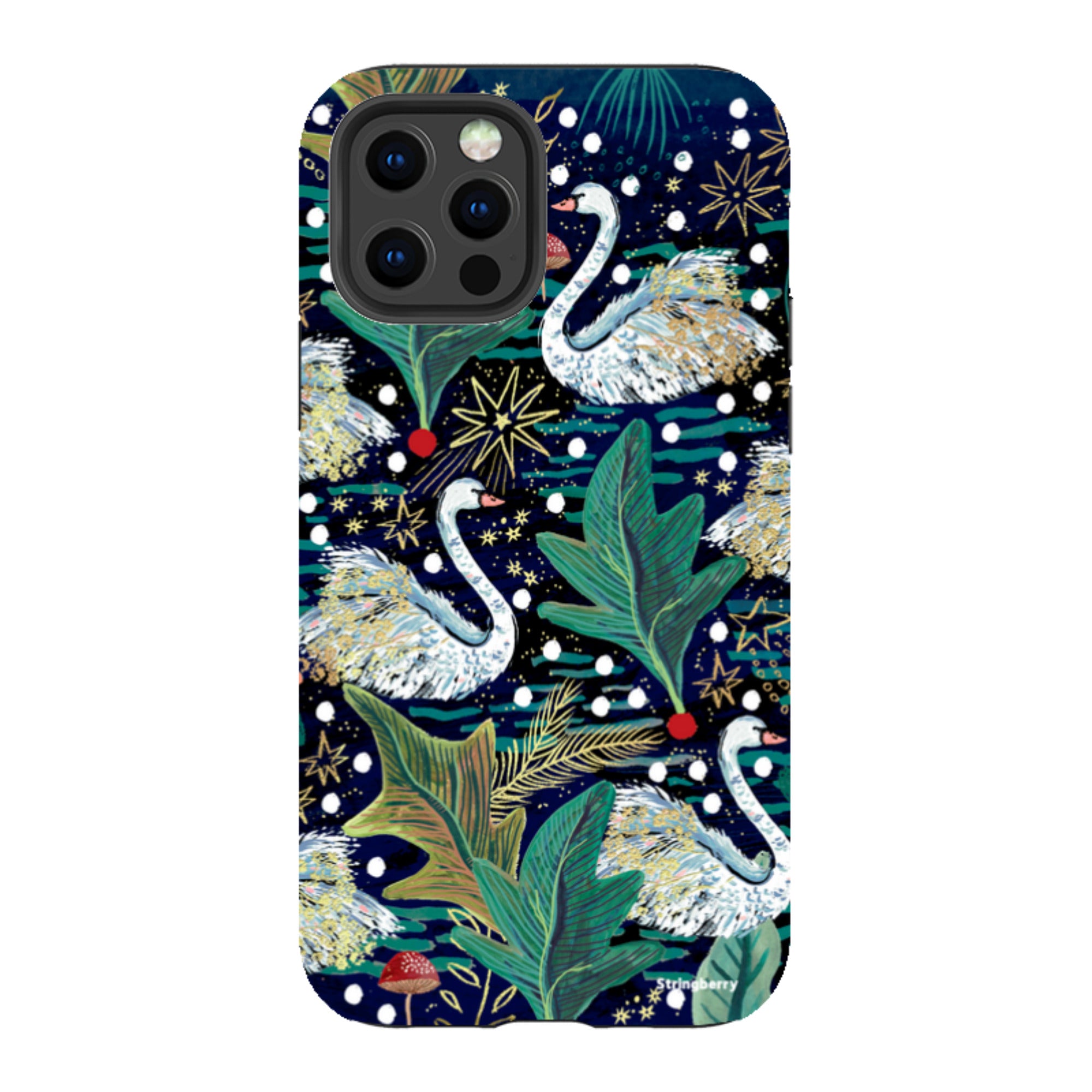 iPhone Tough Case - Swan By Emma Frances Grant