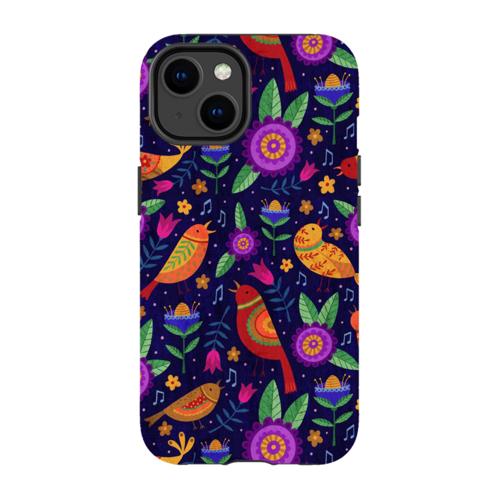 iPhone Tough Case - Bird Pattern VII By Suzy Taylor