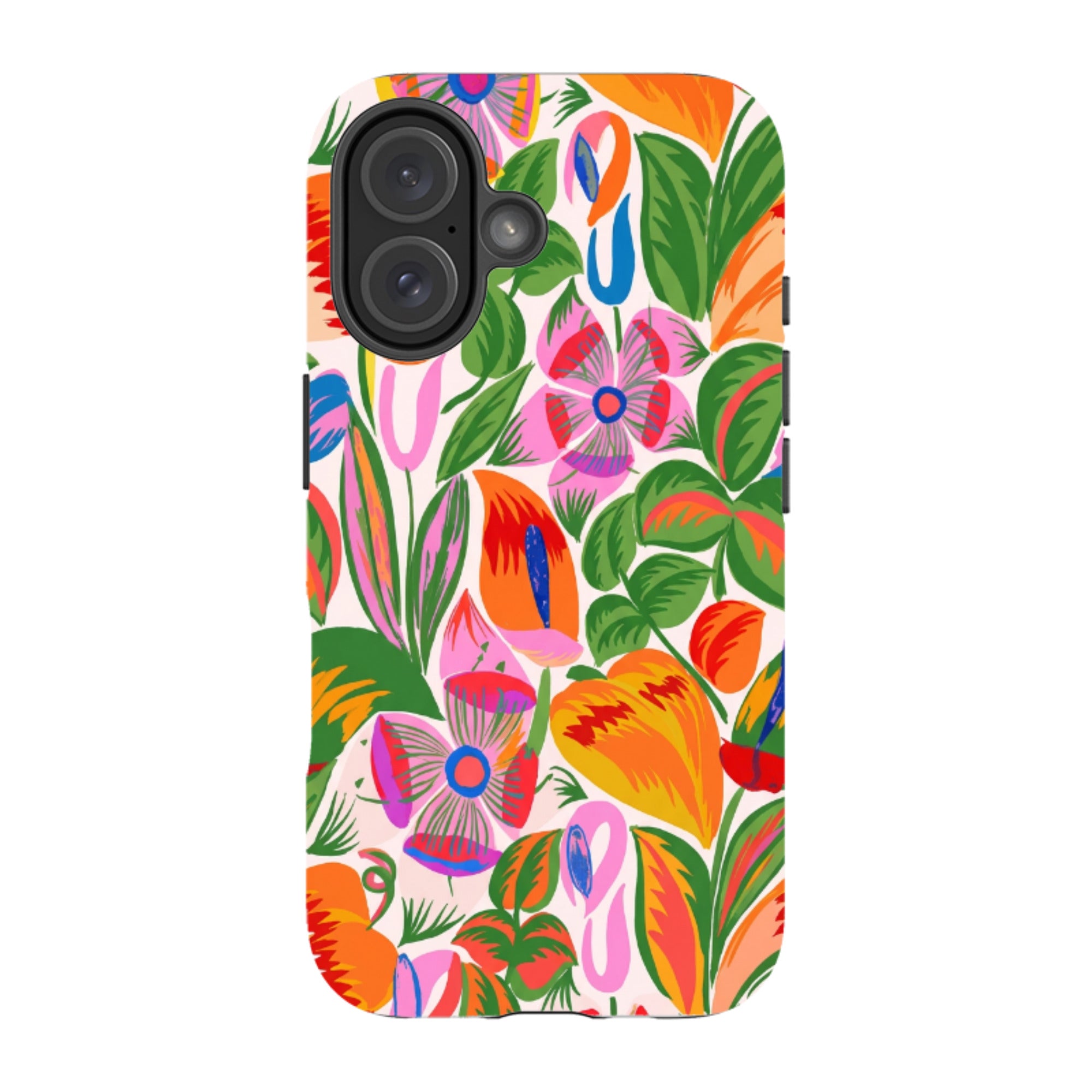 iPhone MagSafe Tough Case - Vintage Tropical Floral