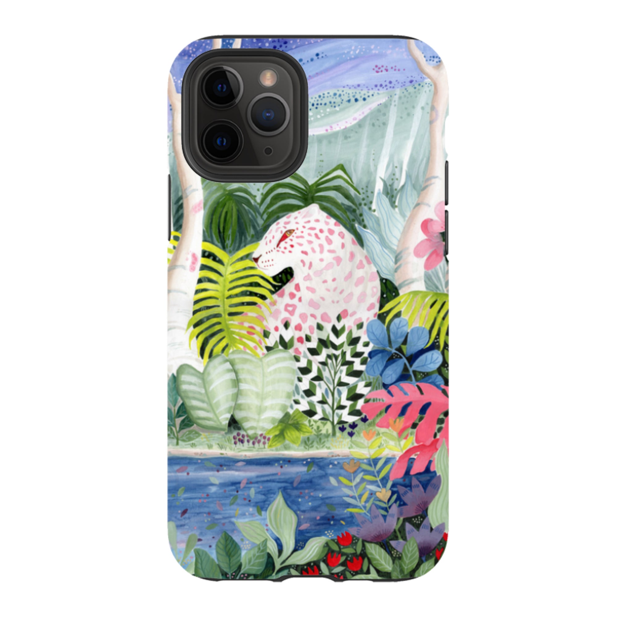 iPhone Tough Case - Cosmic Leopard By Bex Parkin