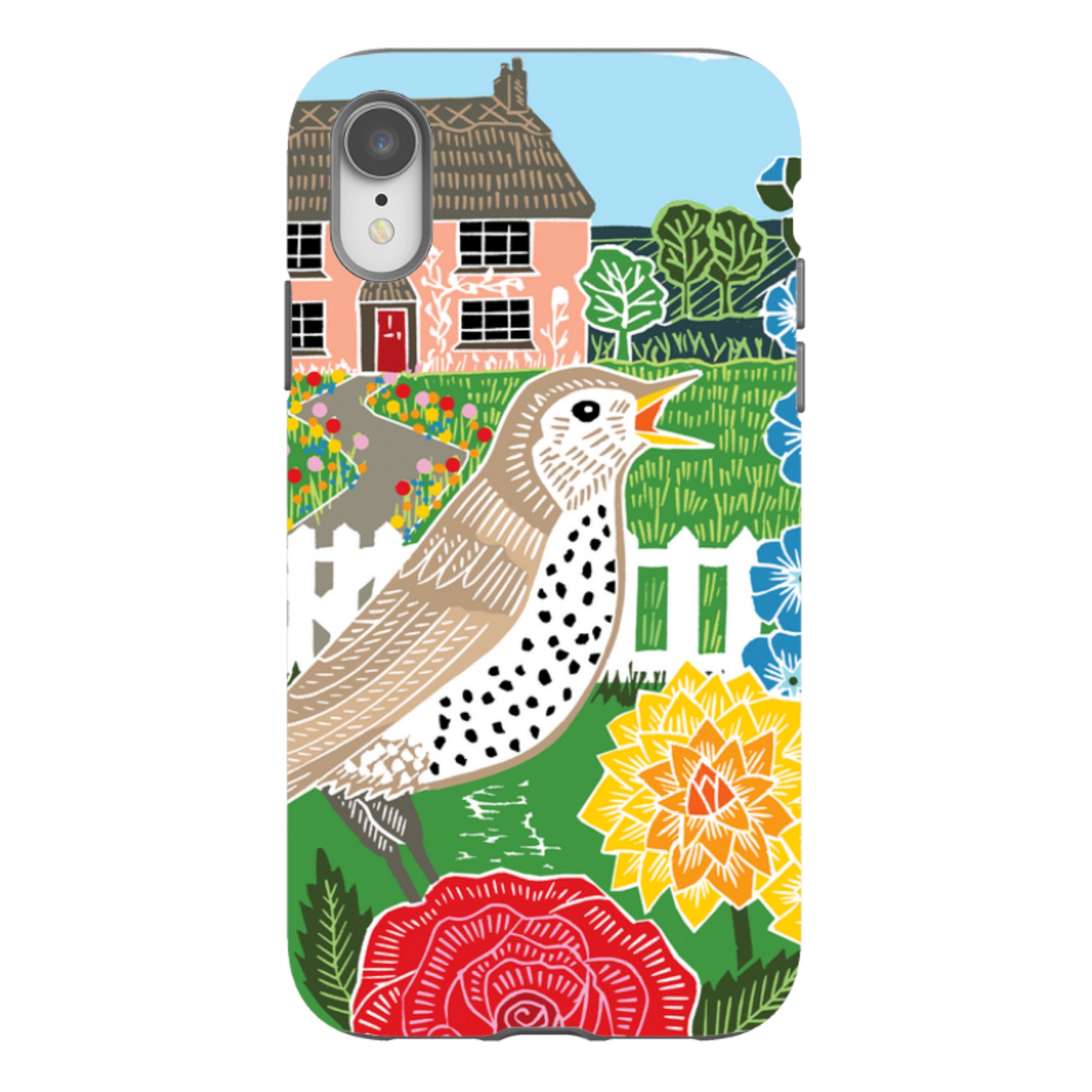 iPhone Tough Case - Cottage Garden By Kate Heiss