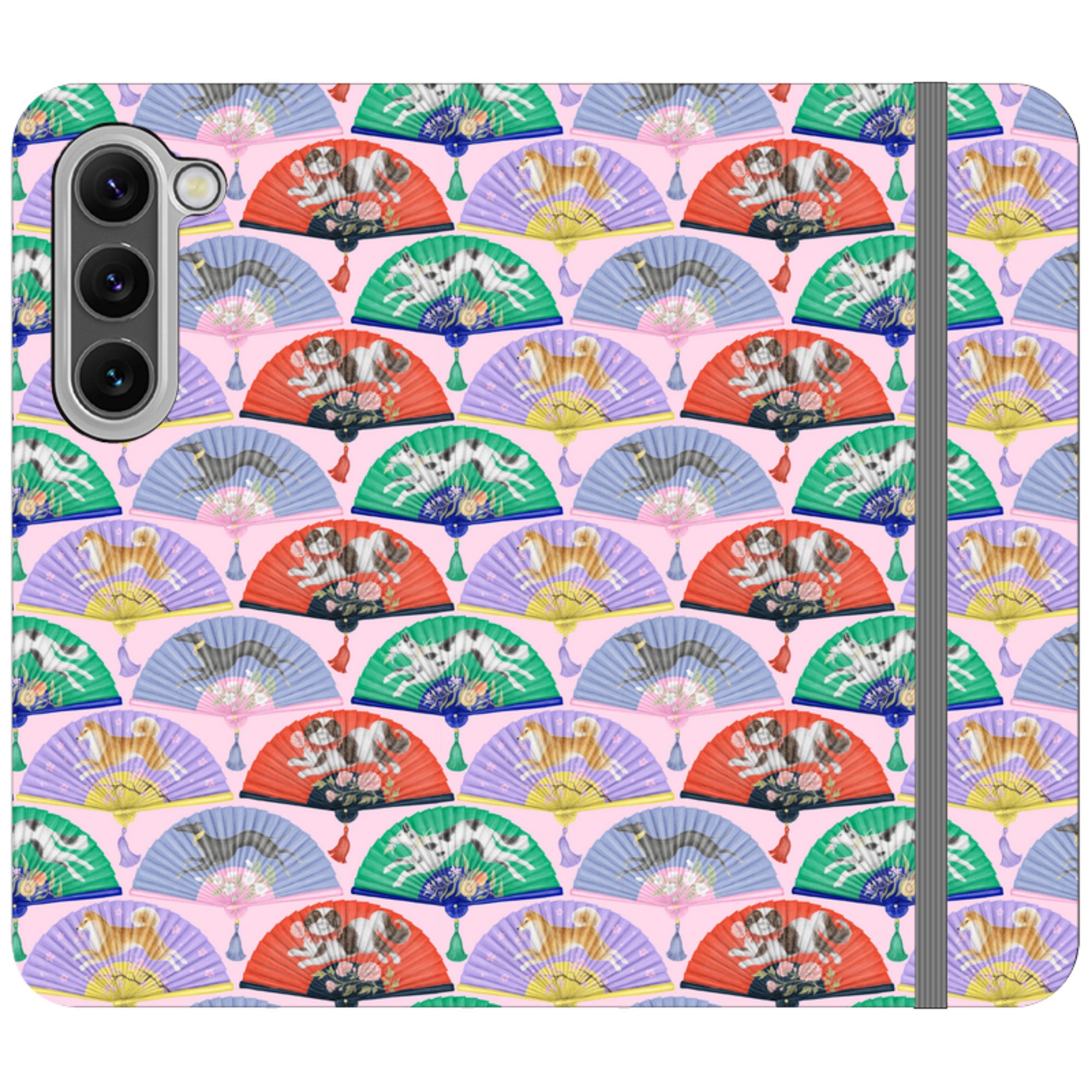 Dog Fan Wallet Case By Catherine Rowe