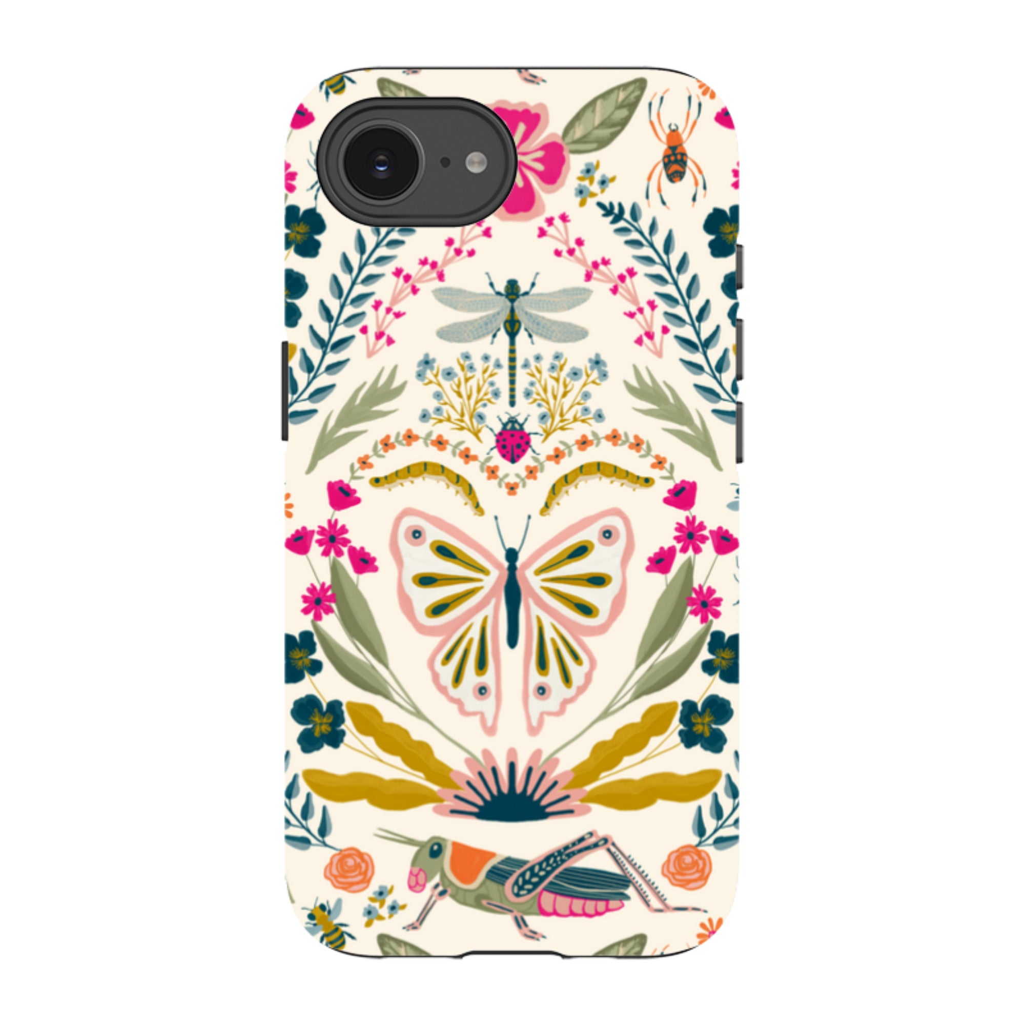 iPhone Case - Butterfly Floral By Abby Jacobs